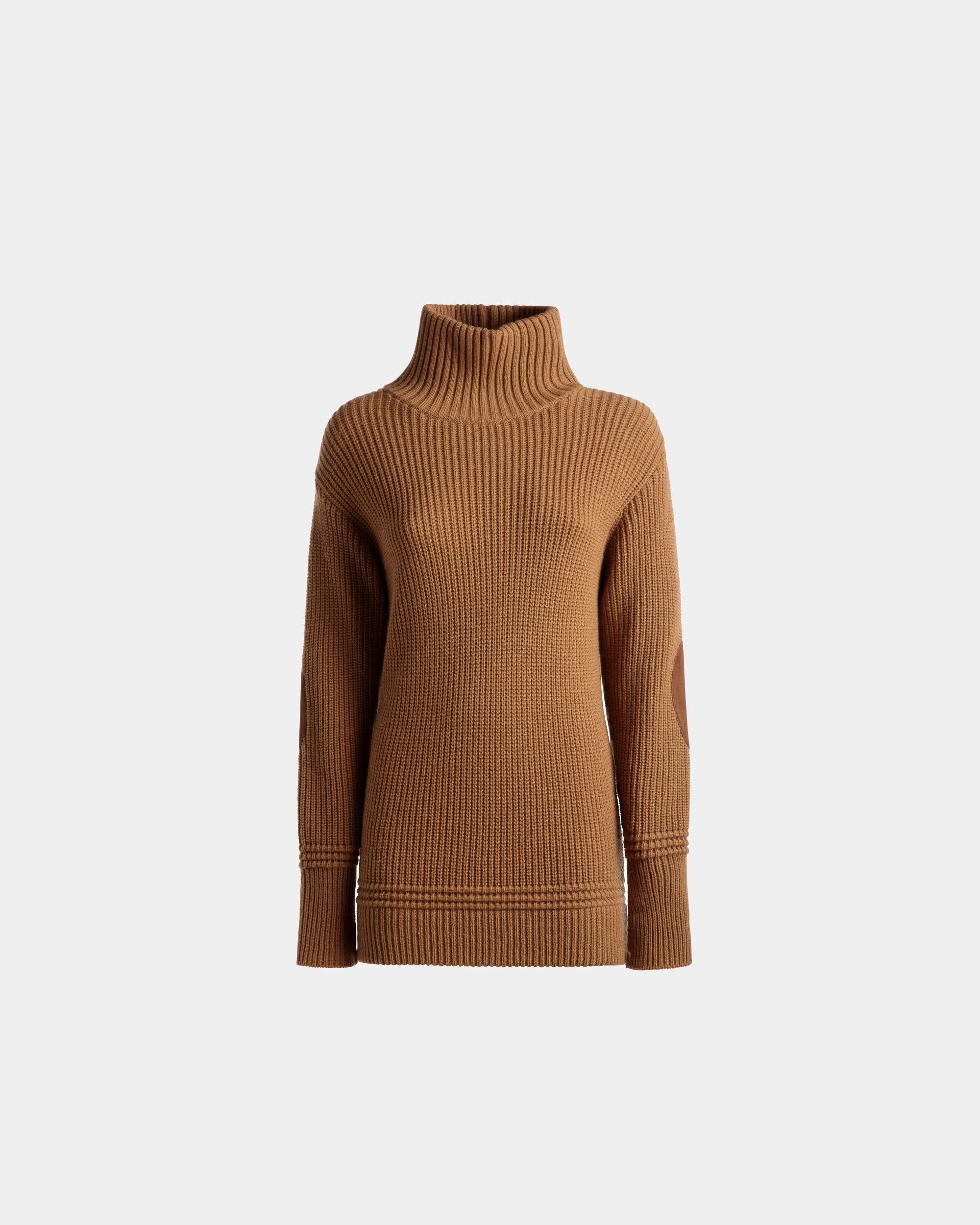 ロールネック ドレス ブラウン ウールブレンド - 女性 - Bally - 01