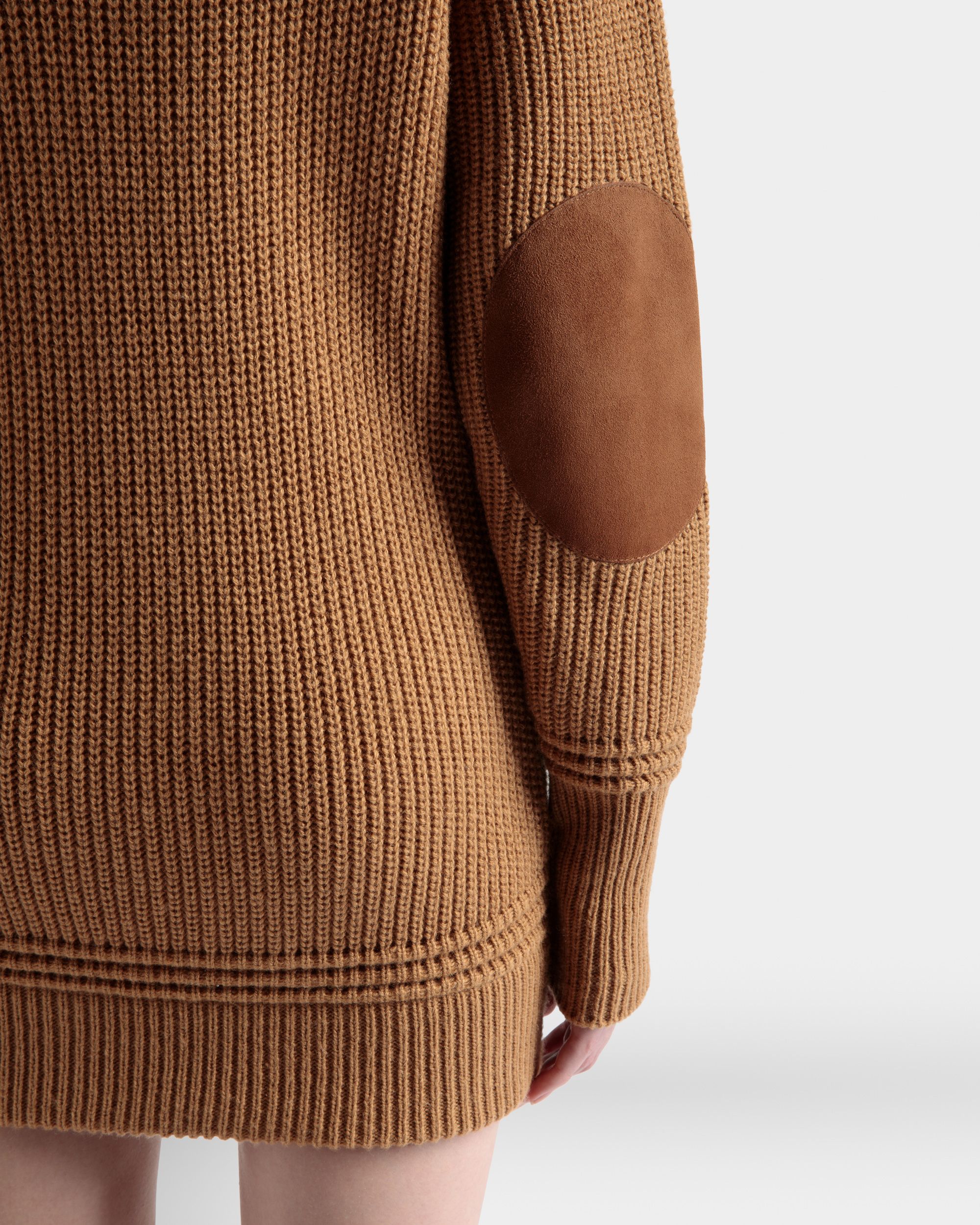 ロールネック ドレス ブラウン ウールブレンド - 女性 - Bally - 04