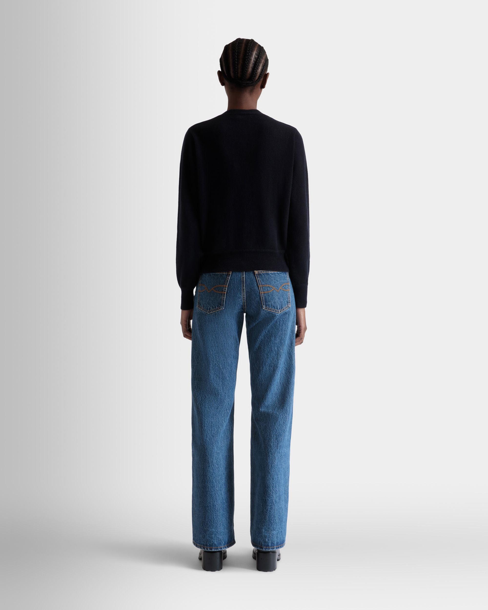 カーディガン Navy Blue カシミア - 女性 - Bally - 07