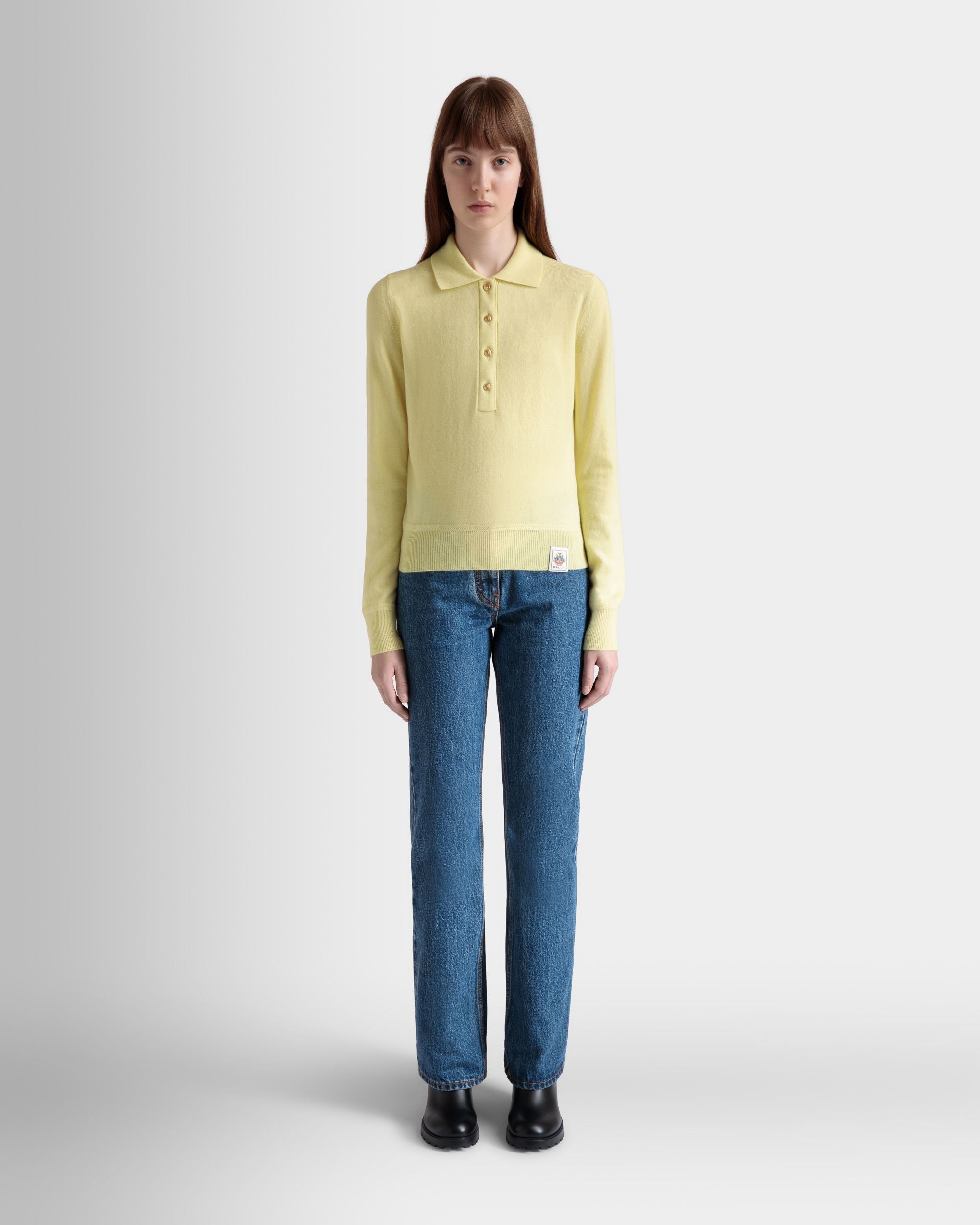 ニット ポロシャツ Cream カシミア - 女性 - Bally - 02