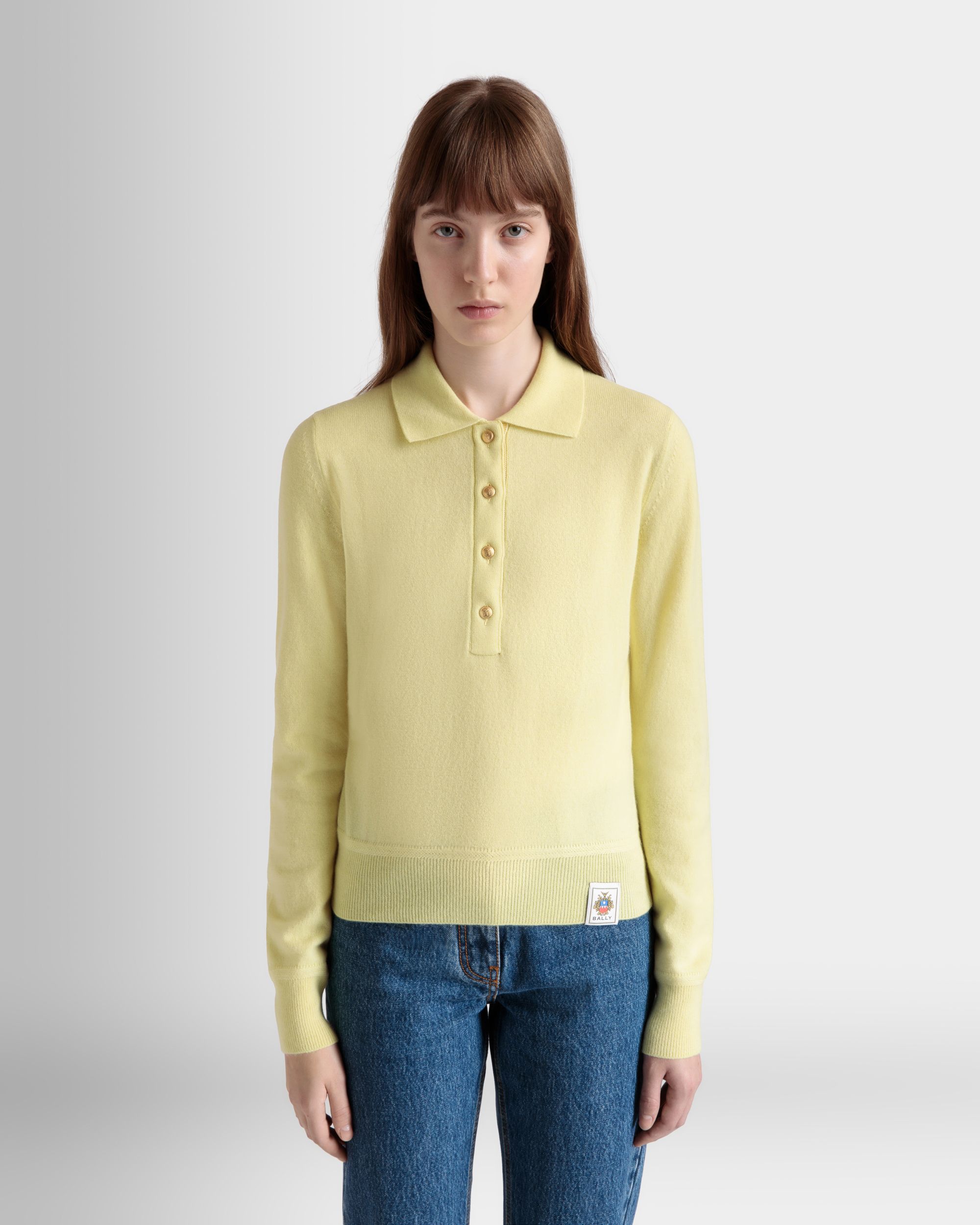 ニット ポロシャツ Cream カシミア - 女性 - Bally - 03