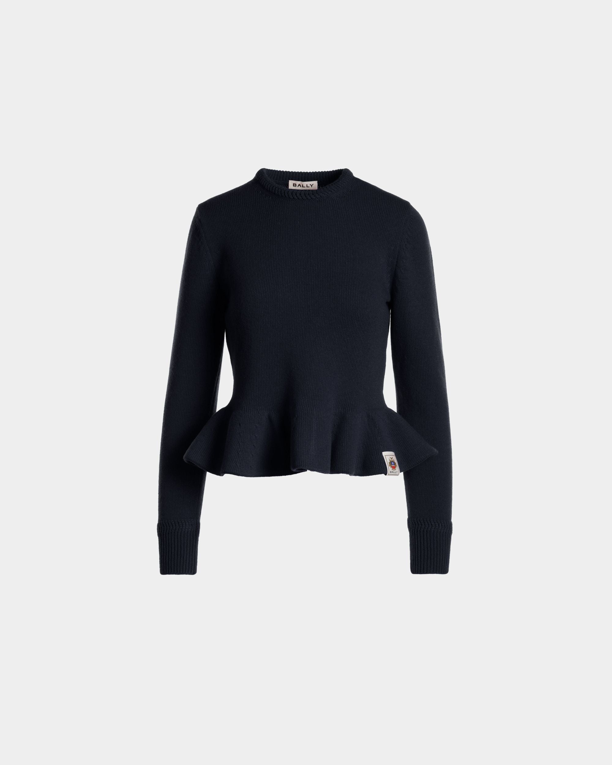 ニット トップ Navy Blue ウール - 女性 - Bally - 01