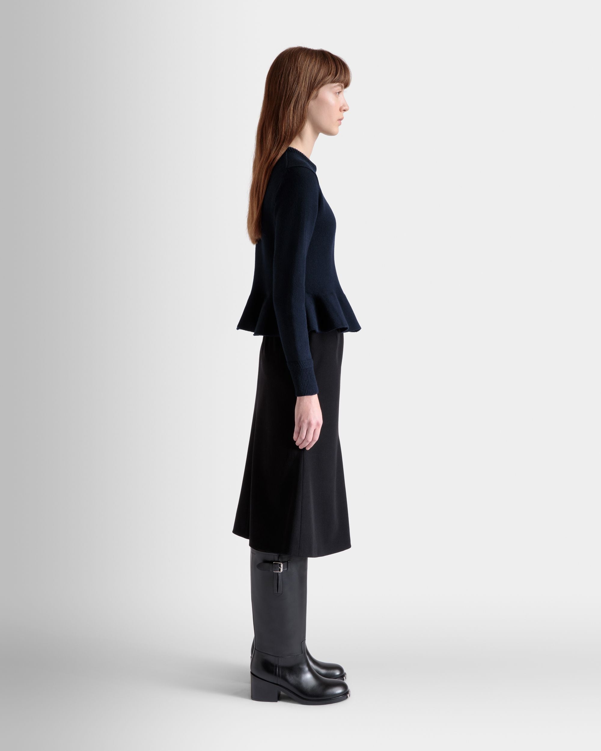 ニット トップ Navy Blue ウール - 女性 - Bally - 05