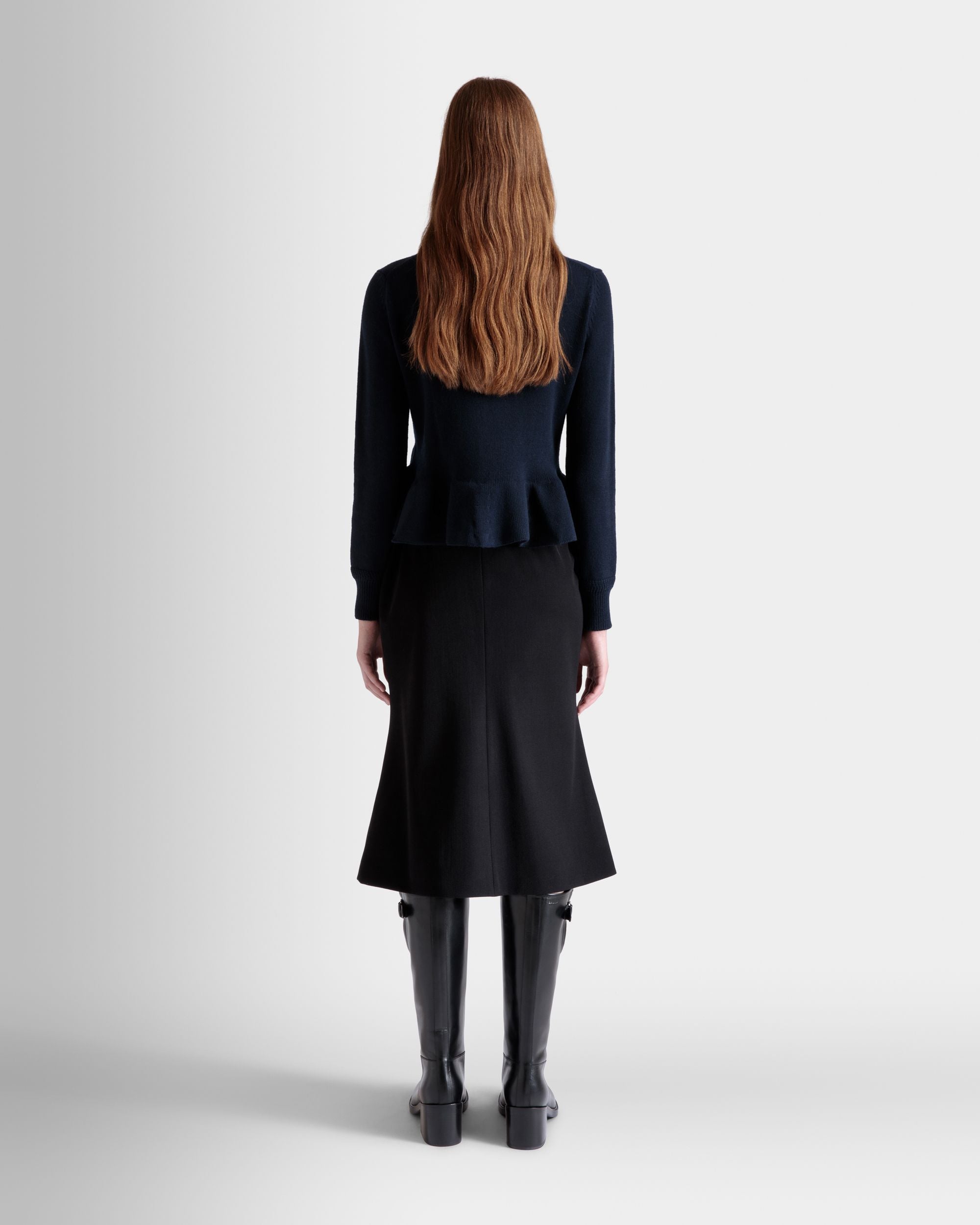 ニット トップ Navy Blue ウール - 女性 - Bally - 06