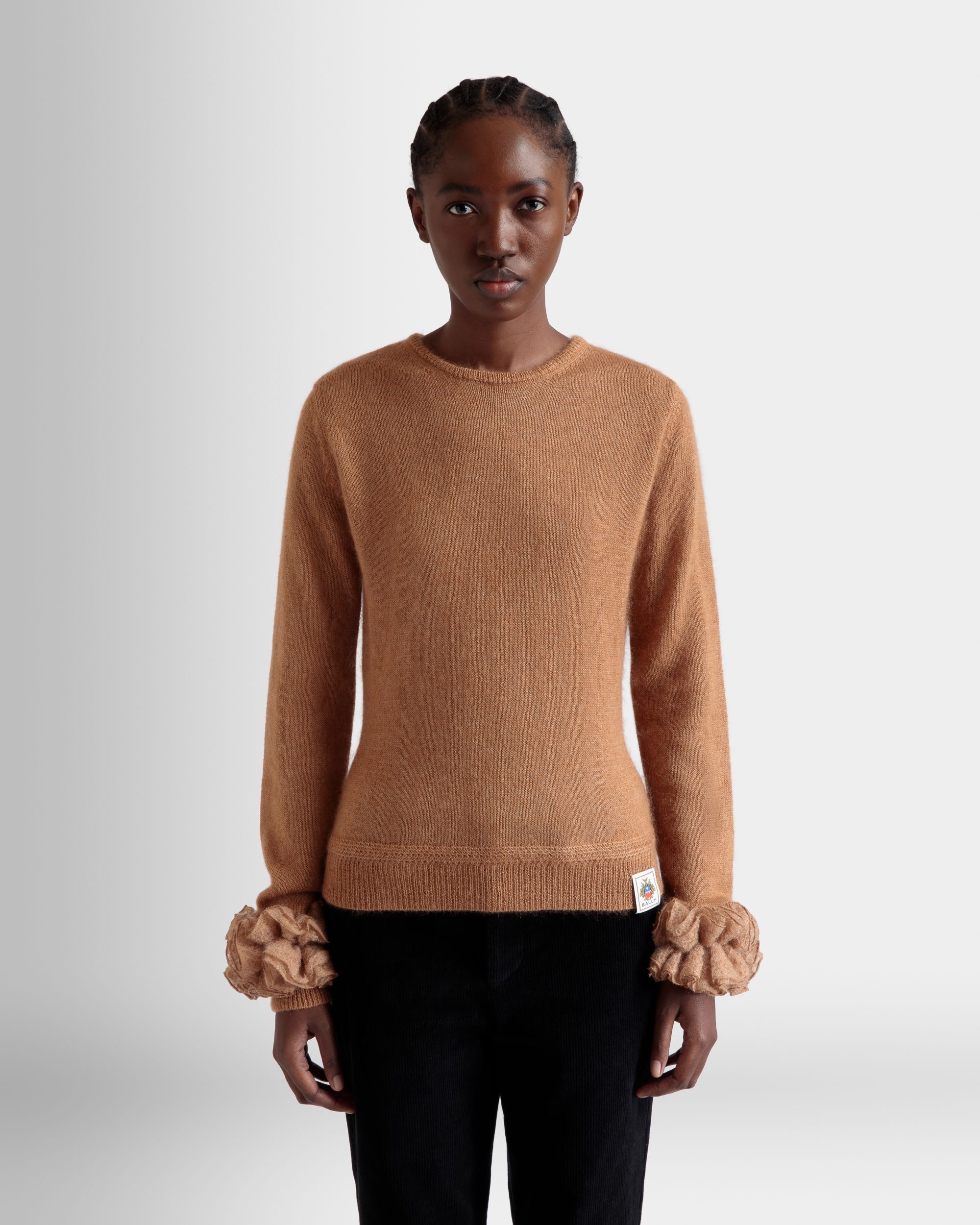 ニット トップ Light Beige モヘア＆シルク - 女性 - Bally - 03