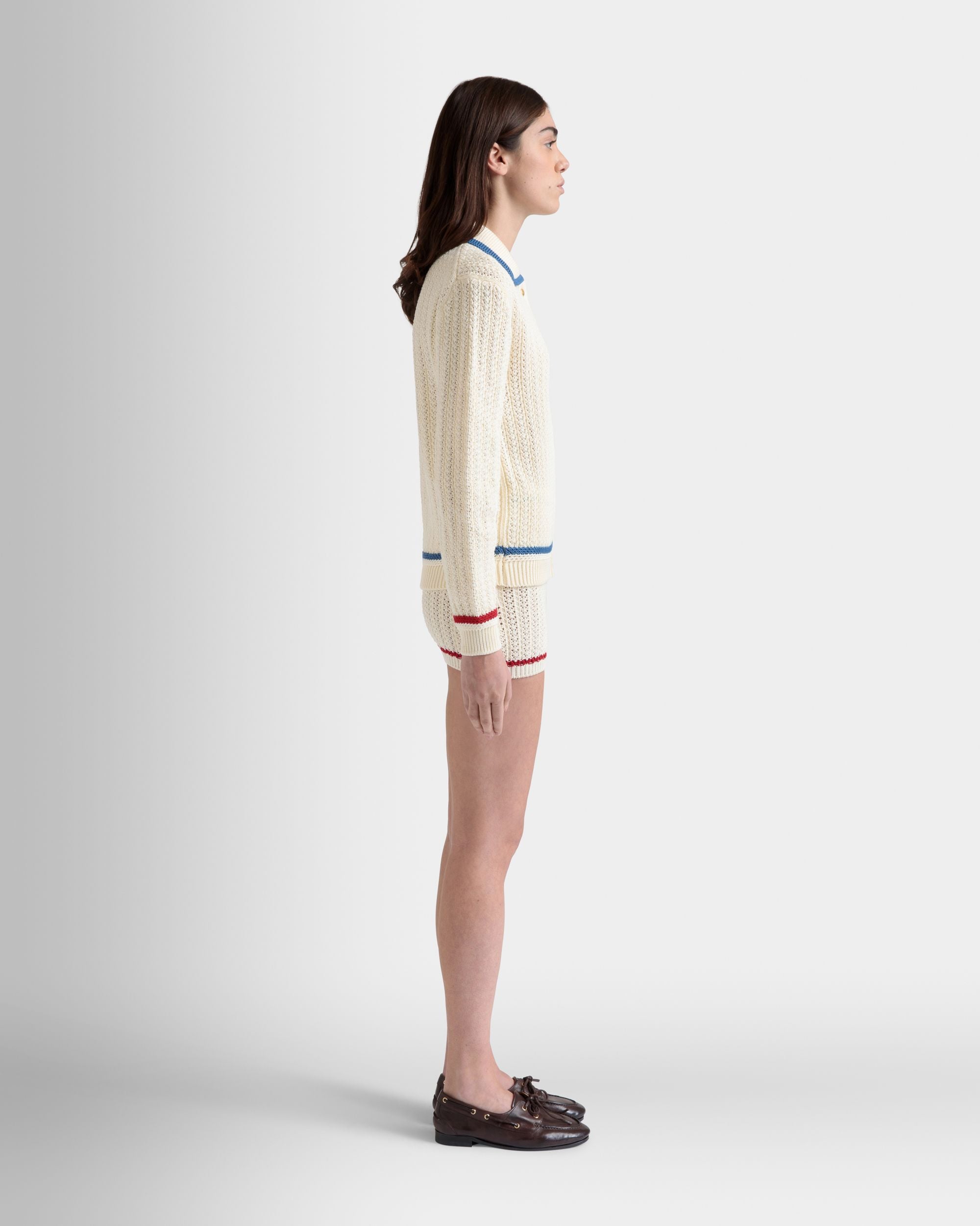 カーディガン アイボリー コットン - 女性 - Bally - 05