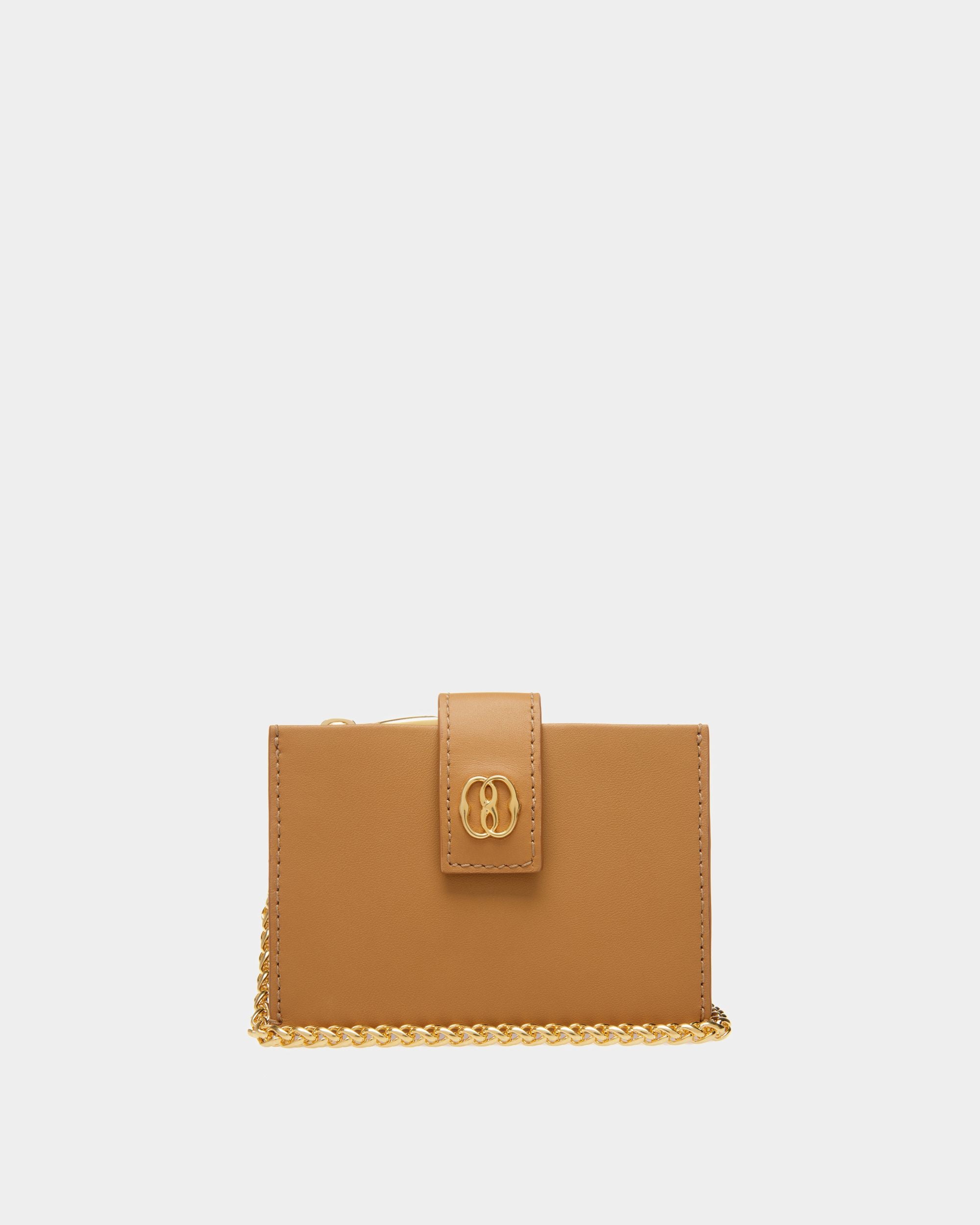 Emblem カードホルダー デザートブラウン レザー - 女性 - Bally - 01