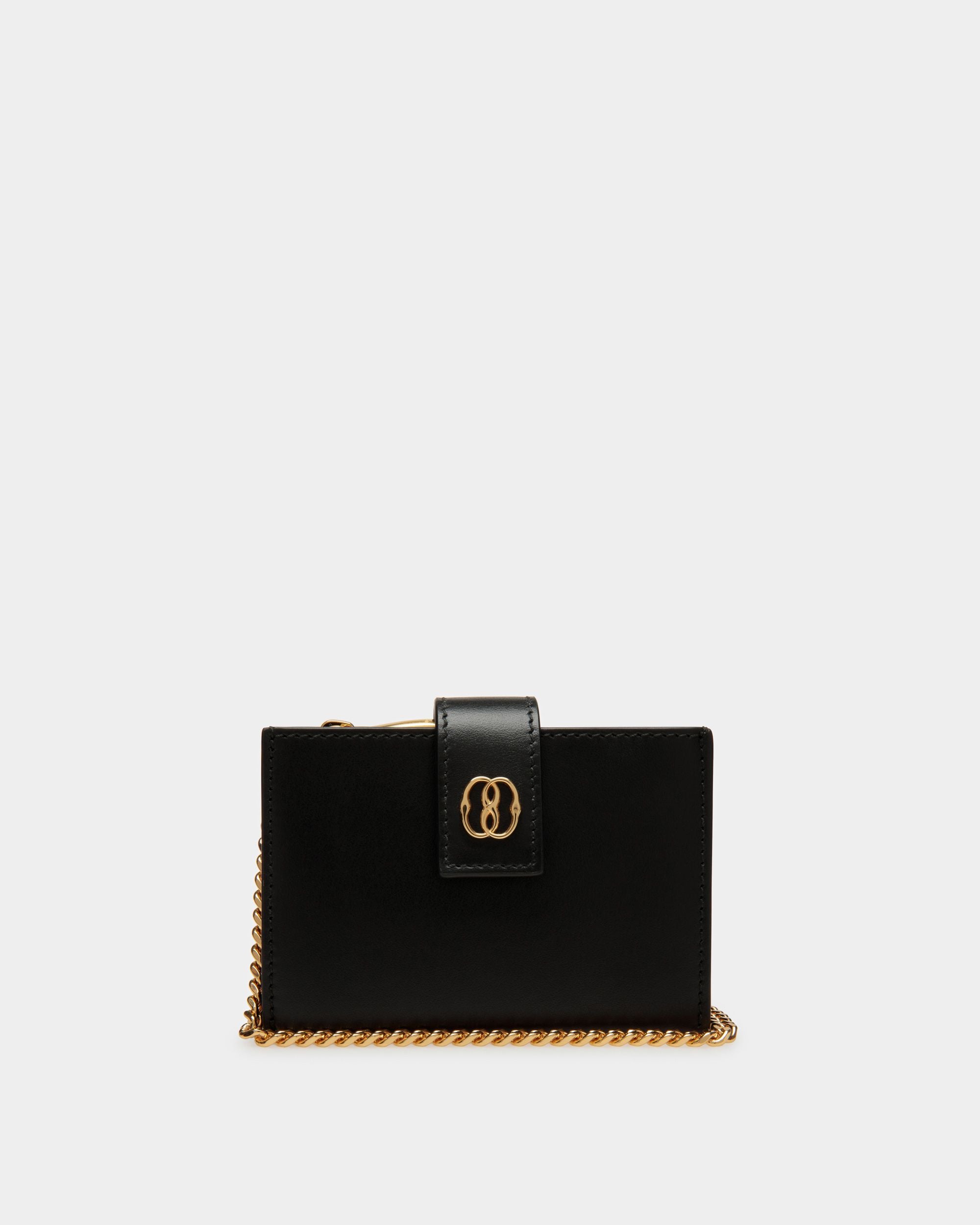 Emblem カードホルダー ブラック レザー - 女性 - Bally - 01