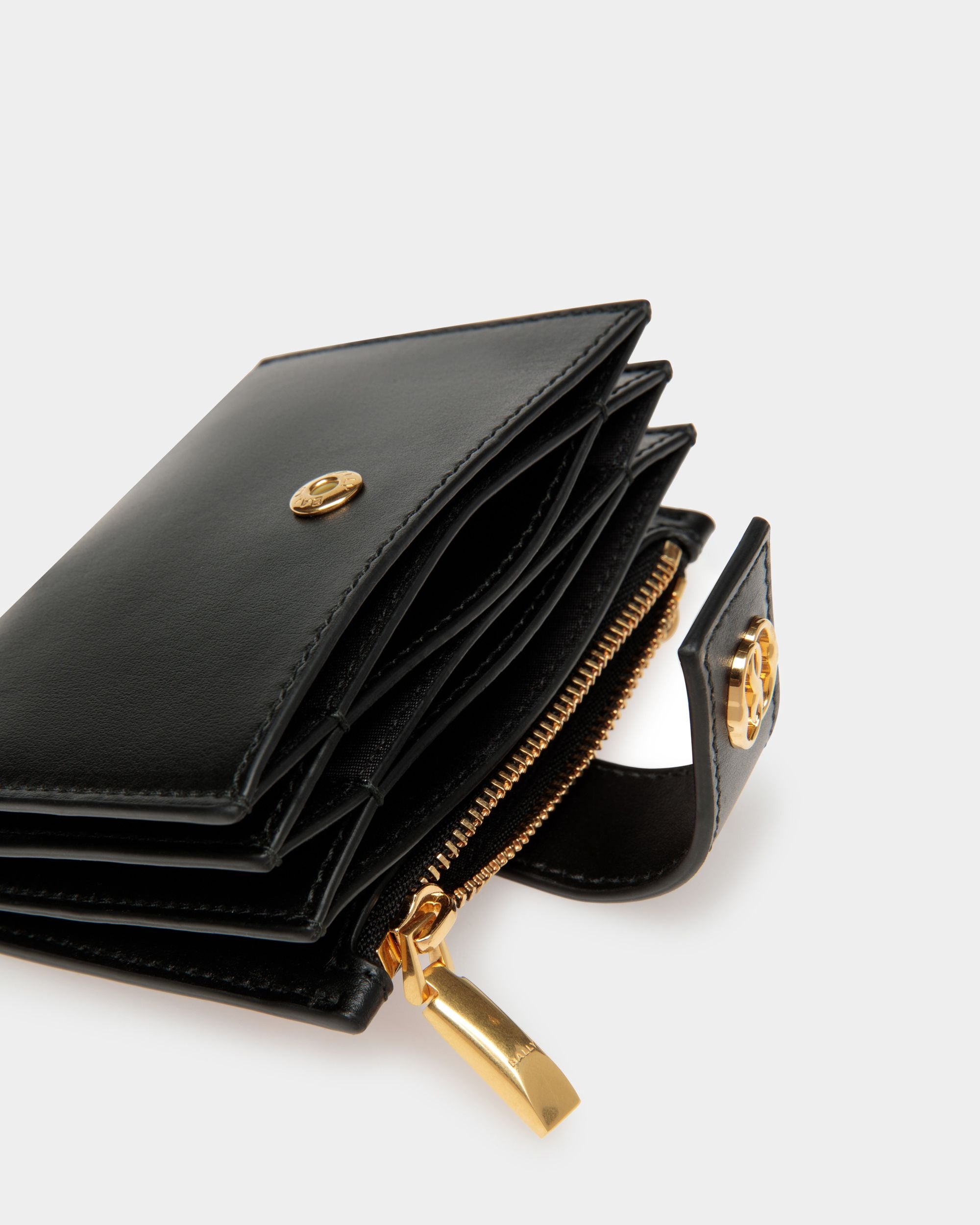 Emblem カードホルダー ブラック レザー - 女性 - Bally - 04