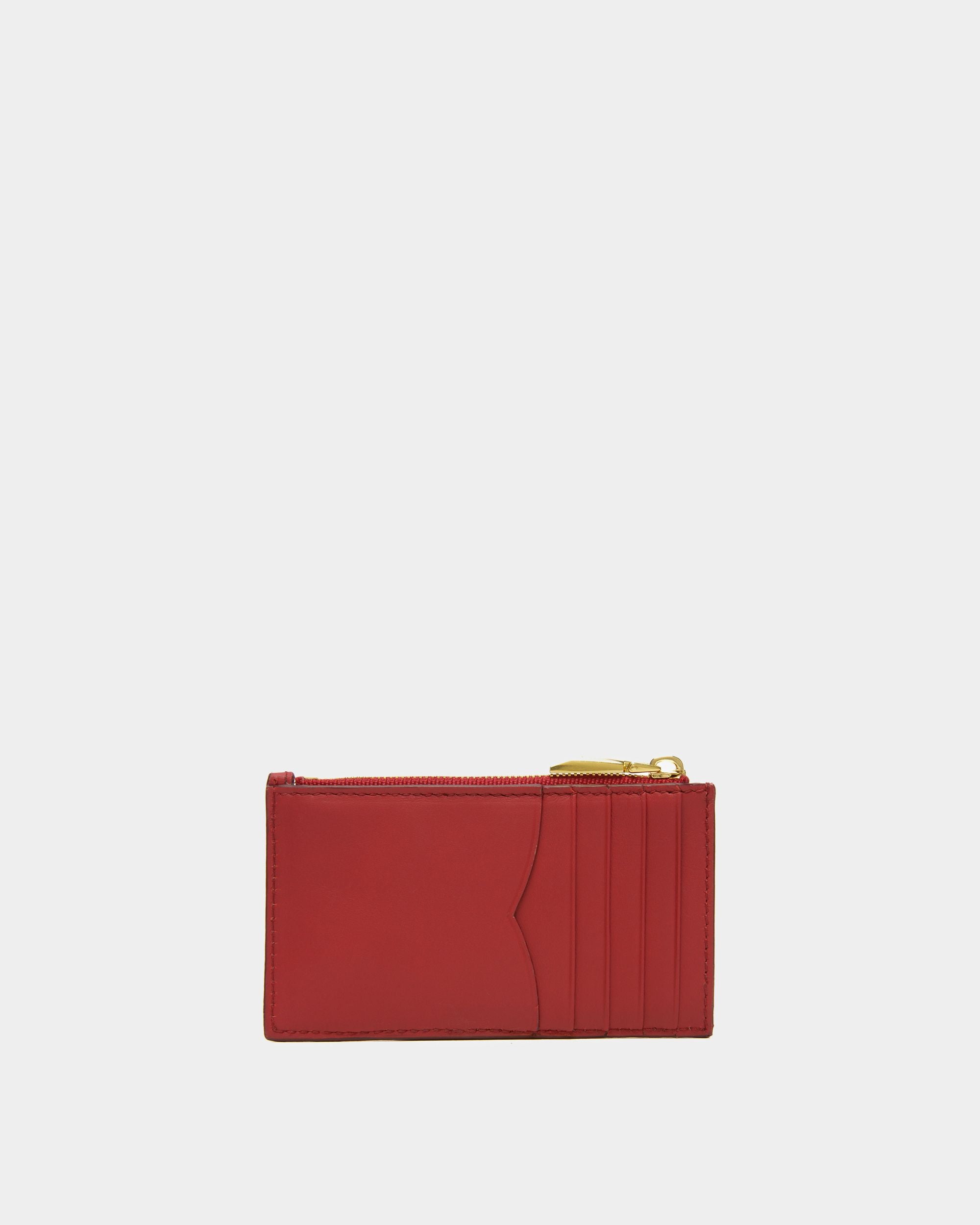 Emblem ビジネスカードホルダー ディープルビー レザー - 女性 - Bally - 02