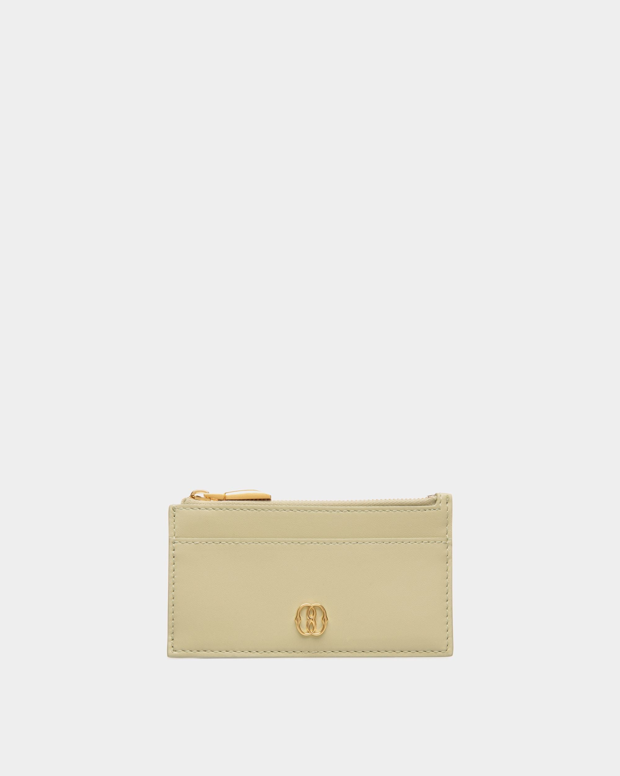 Emblem ジップ カードホルダー Light Green レザー - 女性 - Bally - 01