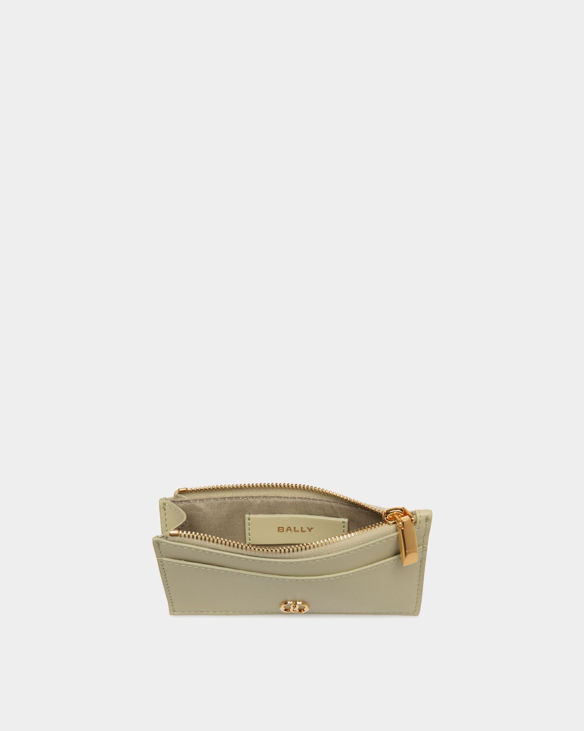 Emblem ジップ カードホルダー Light Green レザー - 女性 - Bally - 03