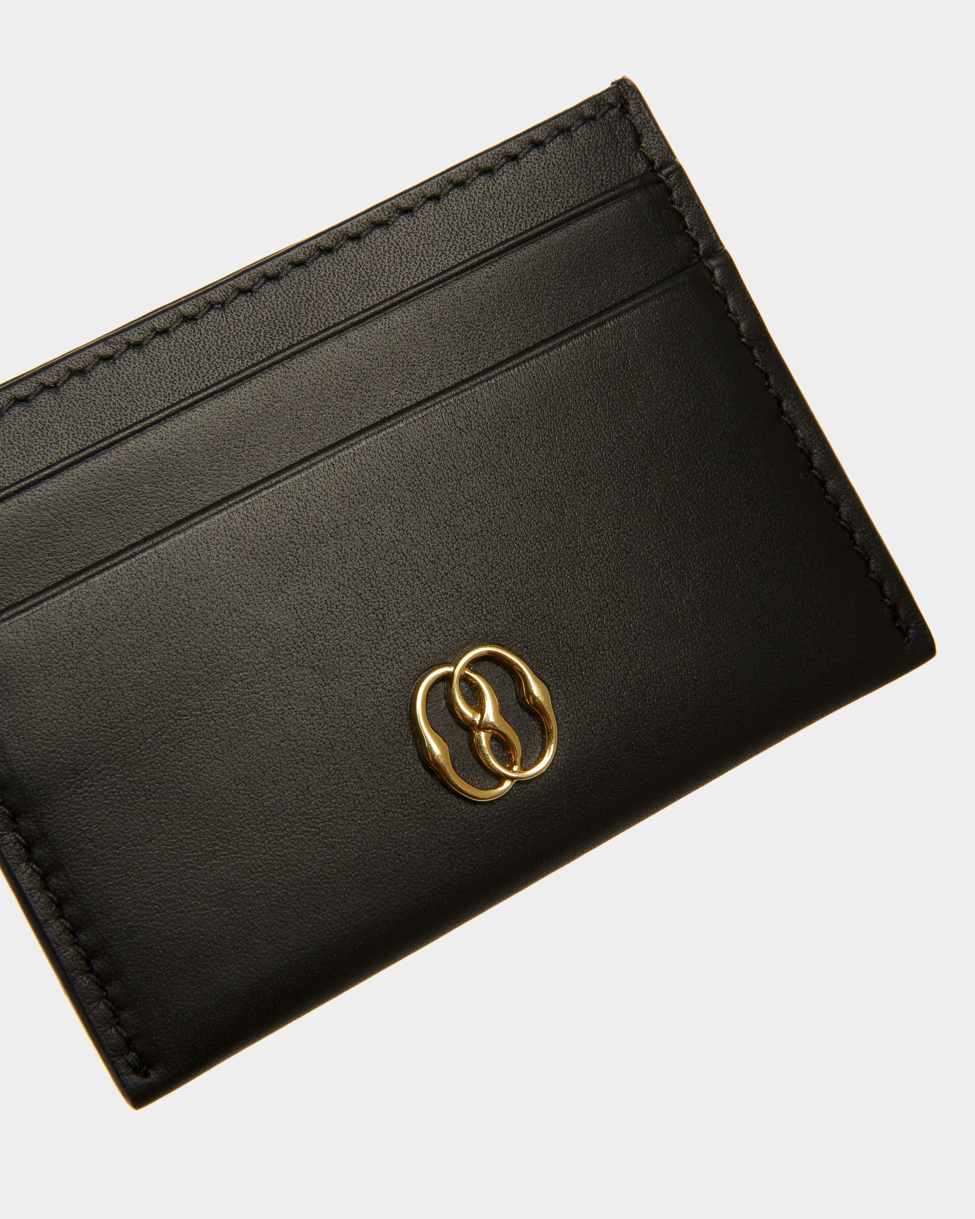 Emblem カードホルダー ブラック レザー - 女性 - Bally - 04