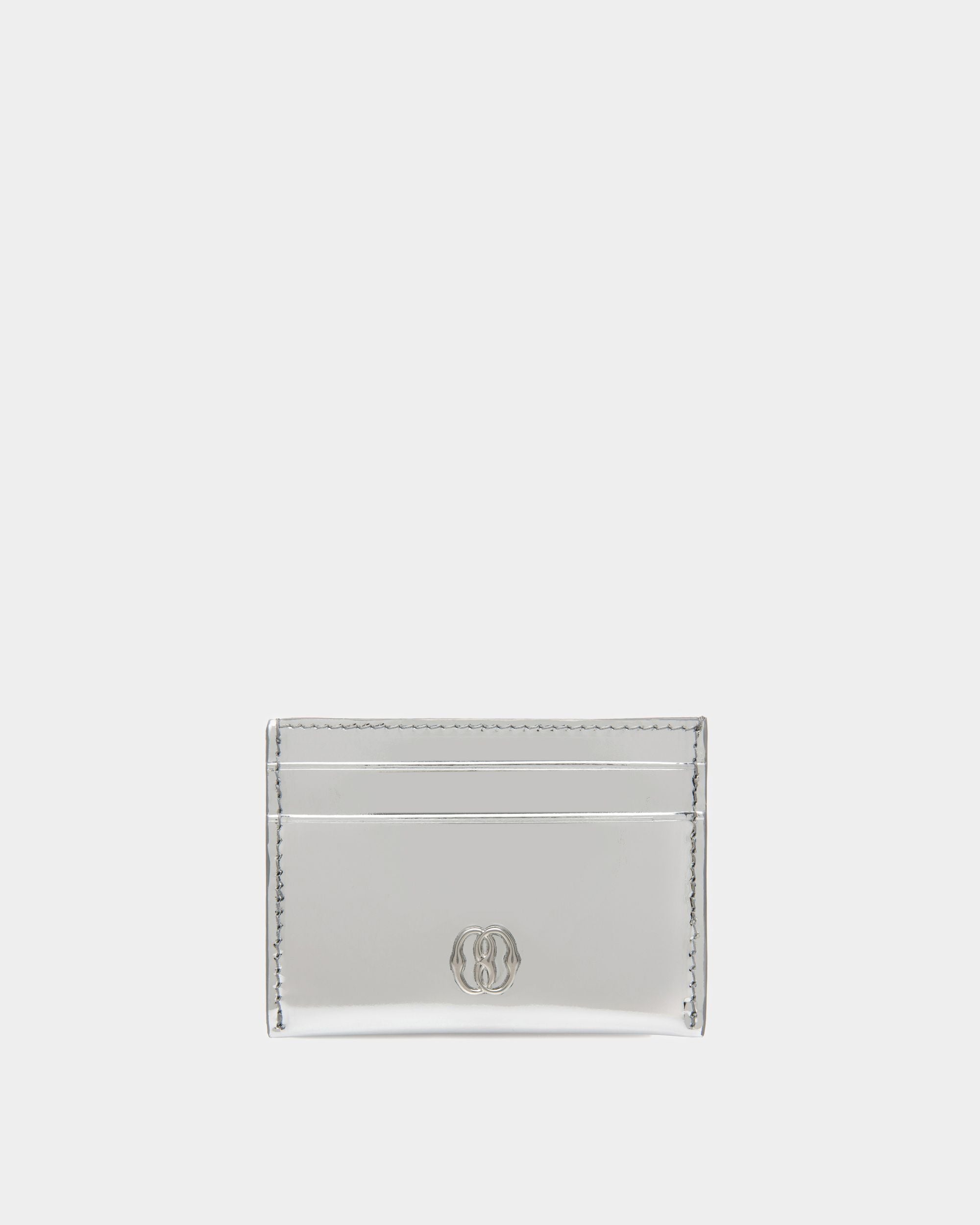 Emblem ビジネスカードホルダー シルバー レザー - 女性 - Bally - 01