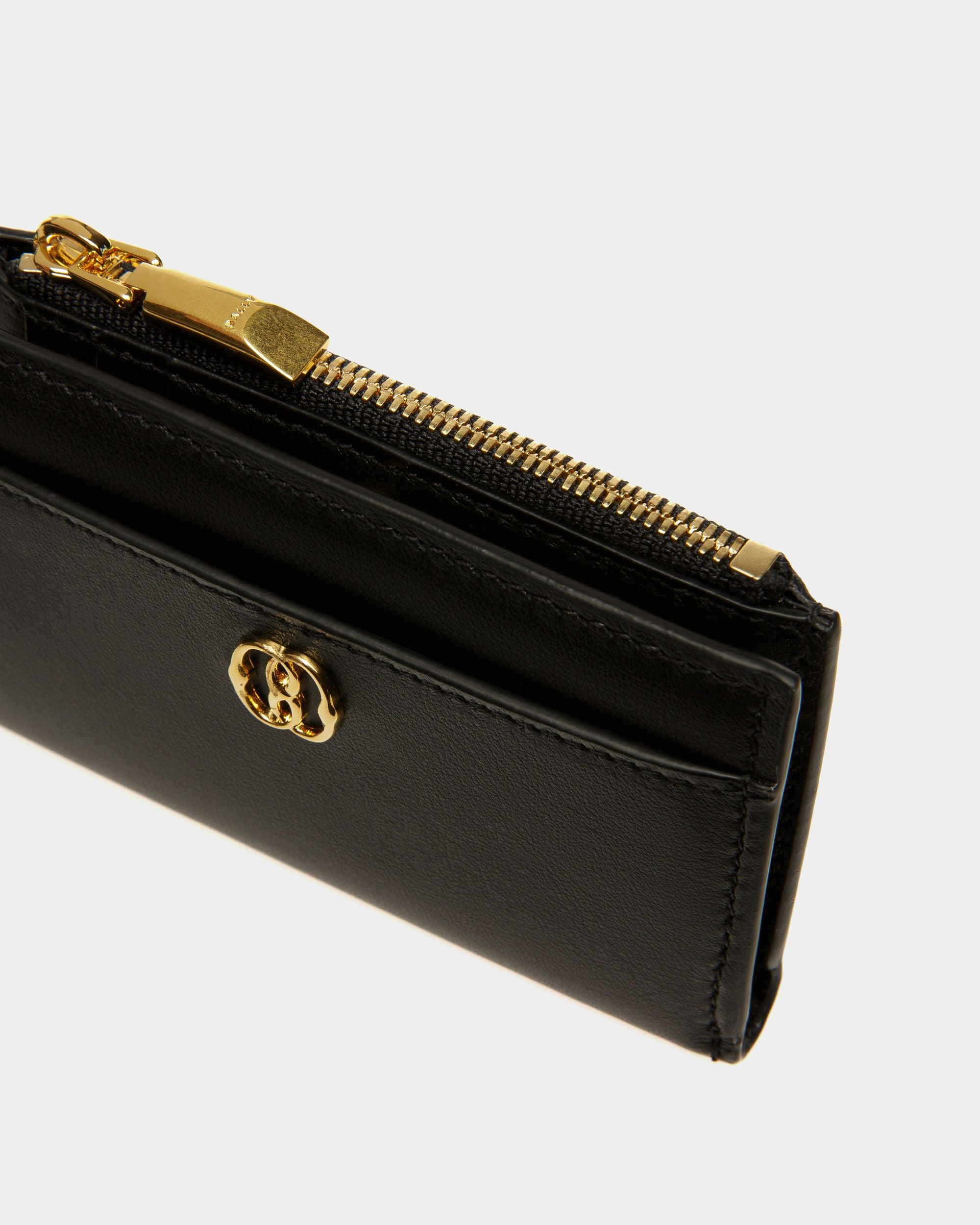 Emblem ウォレット ブラック レザー - 女性 - Bally - 04