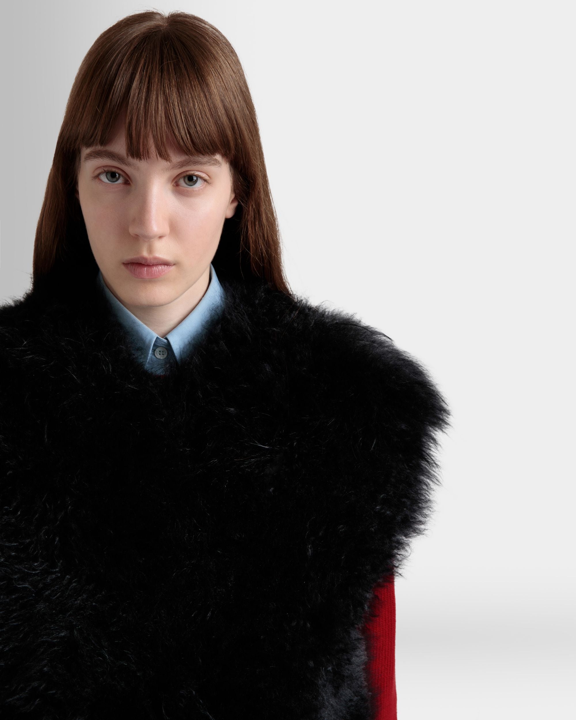 Winter Capsule ベスト ブラック シアリング - 女性 - Bally - 03