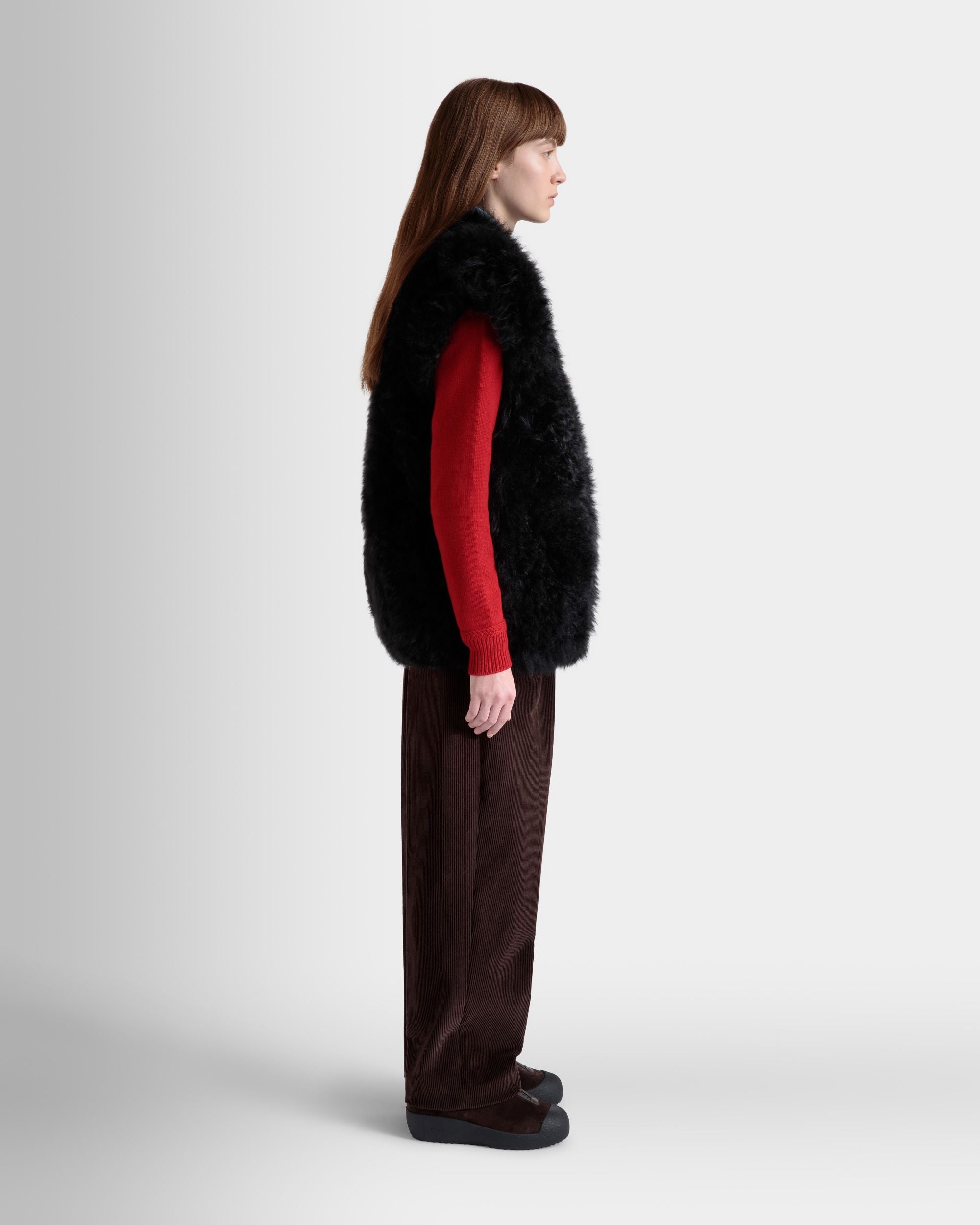 Winter Capsule ベスト ブラック シアリング - 女性 - Bally - 05
