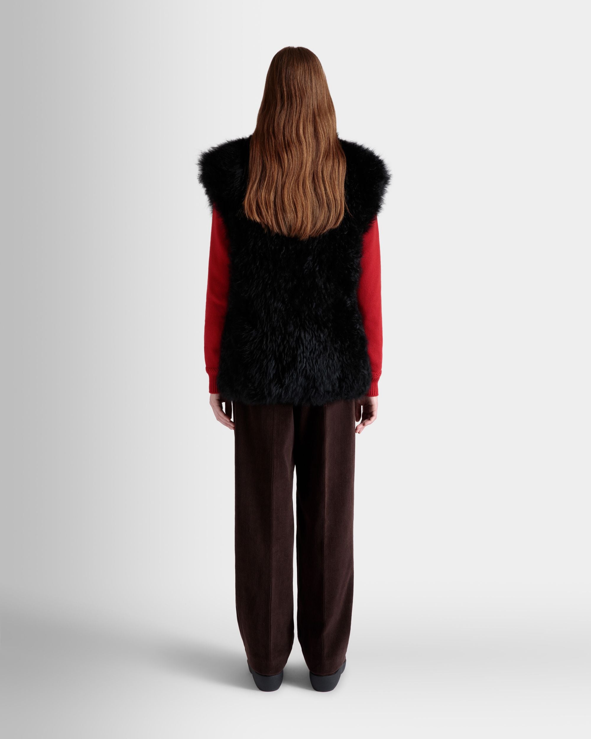 Winter Capsule ベスト ブラック シアリング - 女性 - Bally - 06