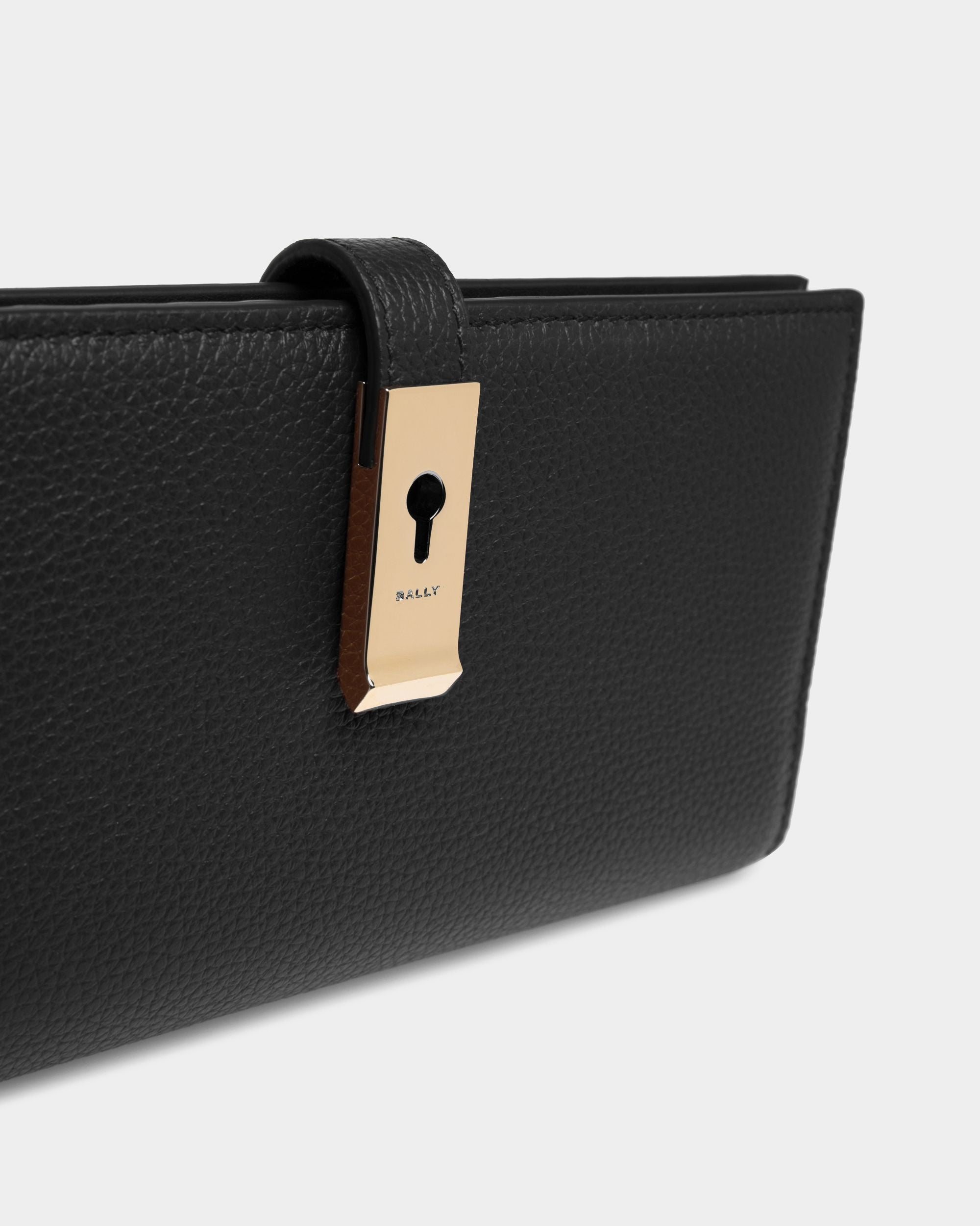 Lock Me ロングウォレット ブラック グレインレザー - 女性 - Bally - 05