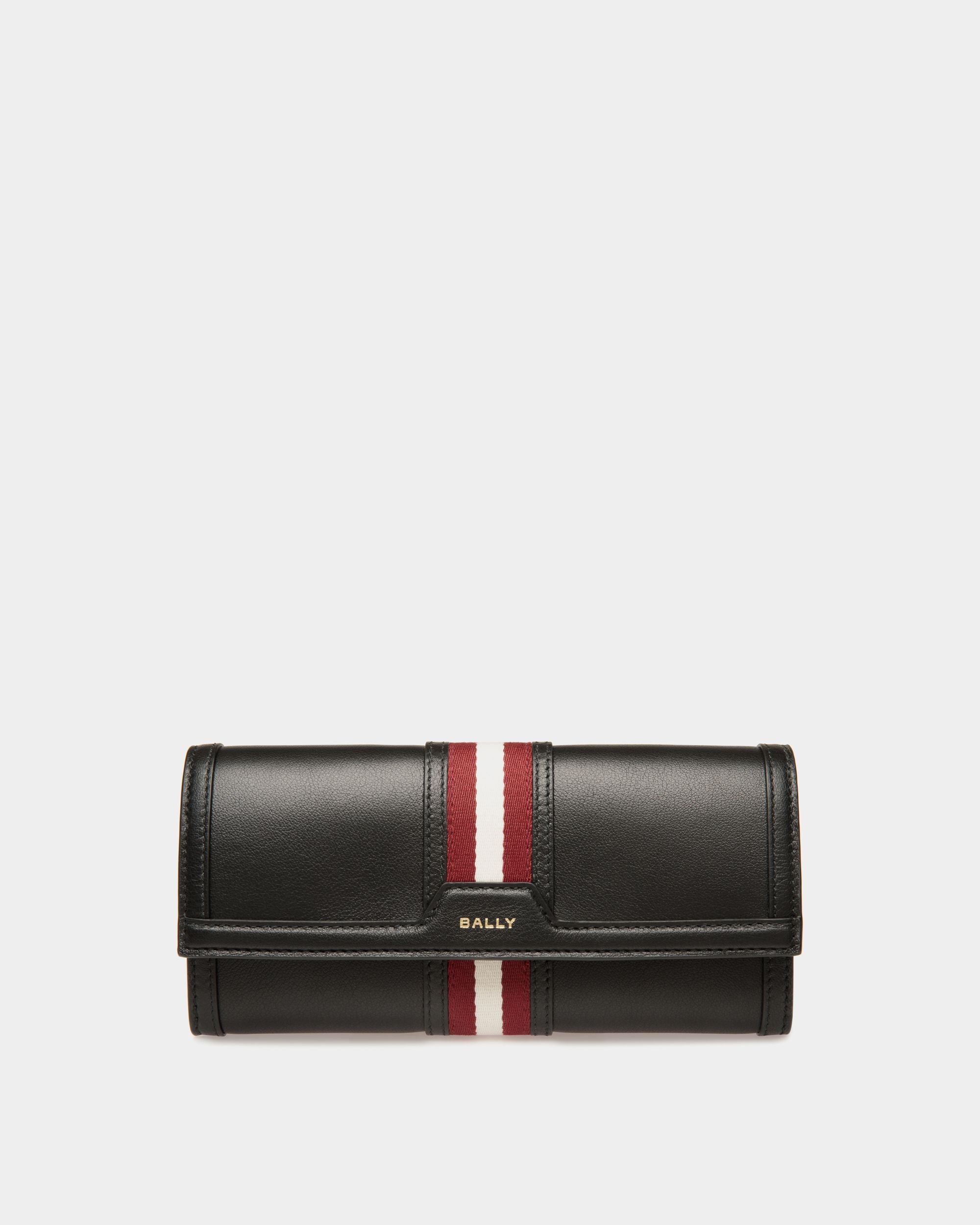 Code ロングウォレット ブラック レザー - 女性 - Bally - 01