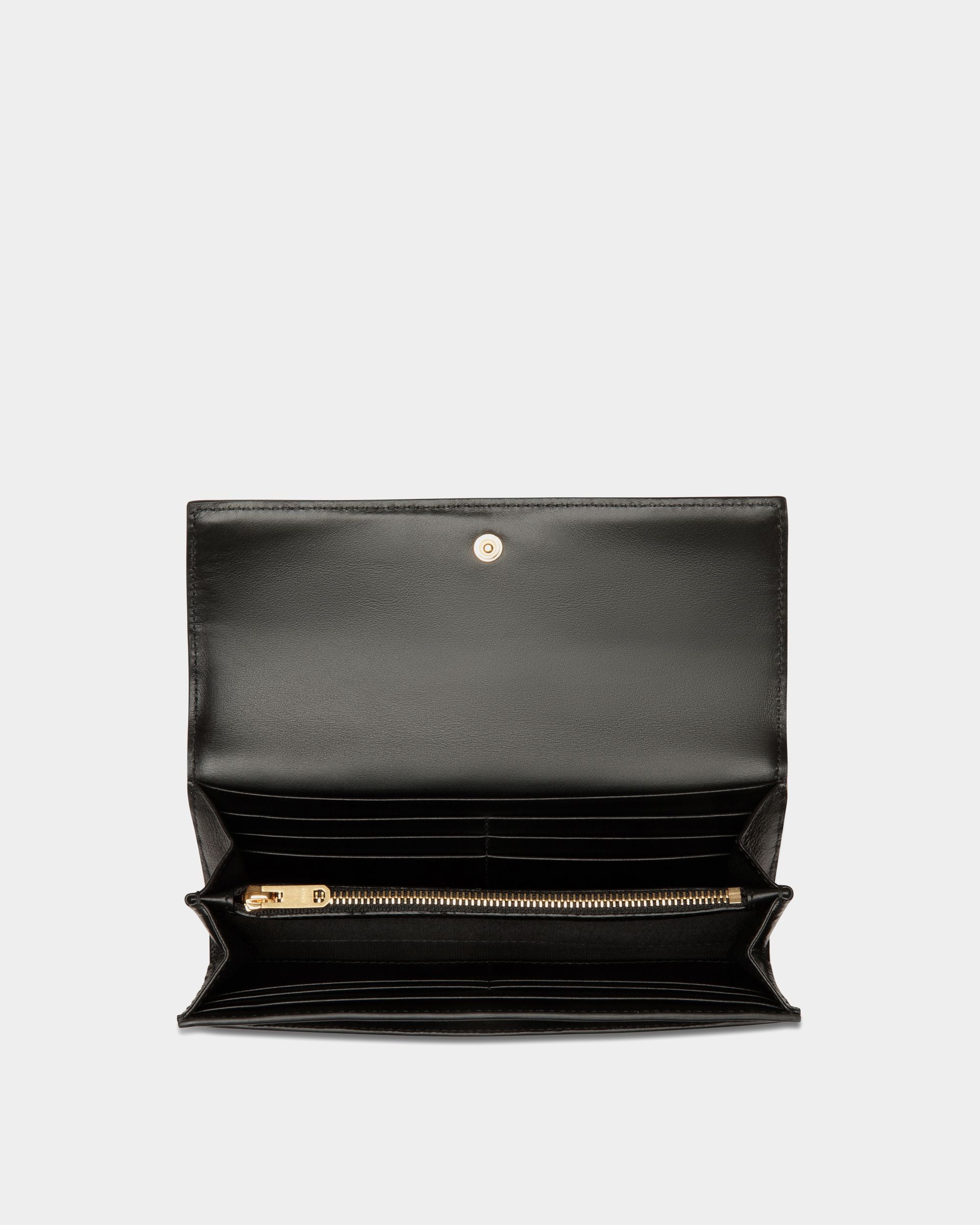 Code ロングウォレット ブラック レザー - 女性 - Bally - 03