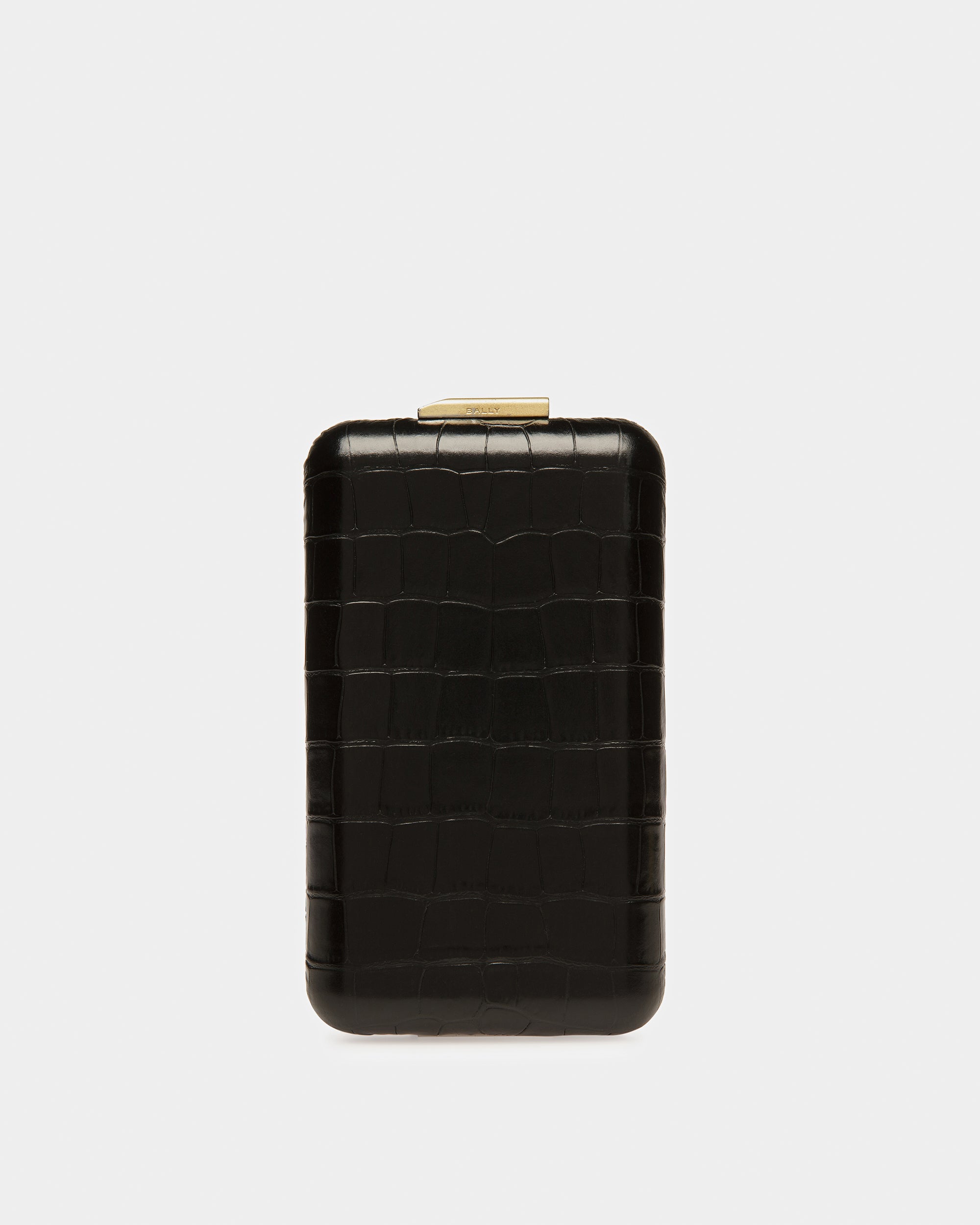 ストラクチャー マイクロバッグ クロコダイルエンボスレザー - 女性 - Bally - 01
