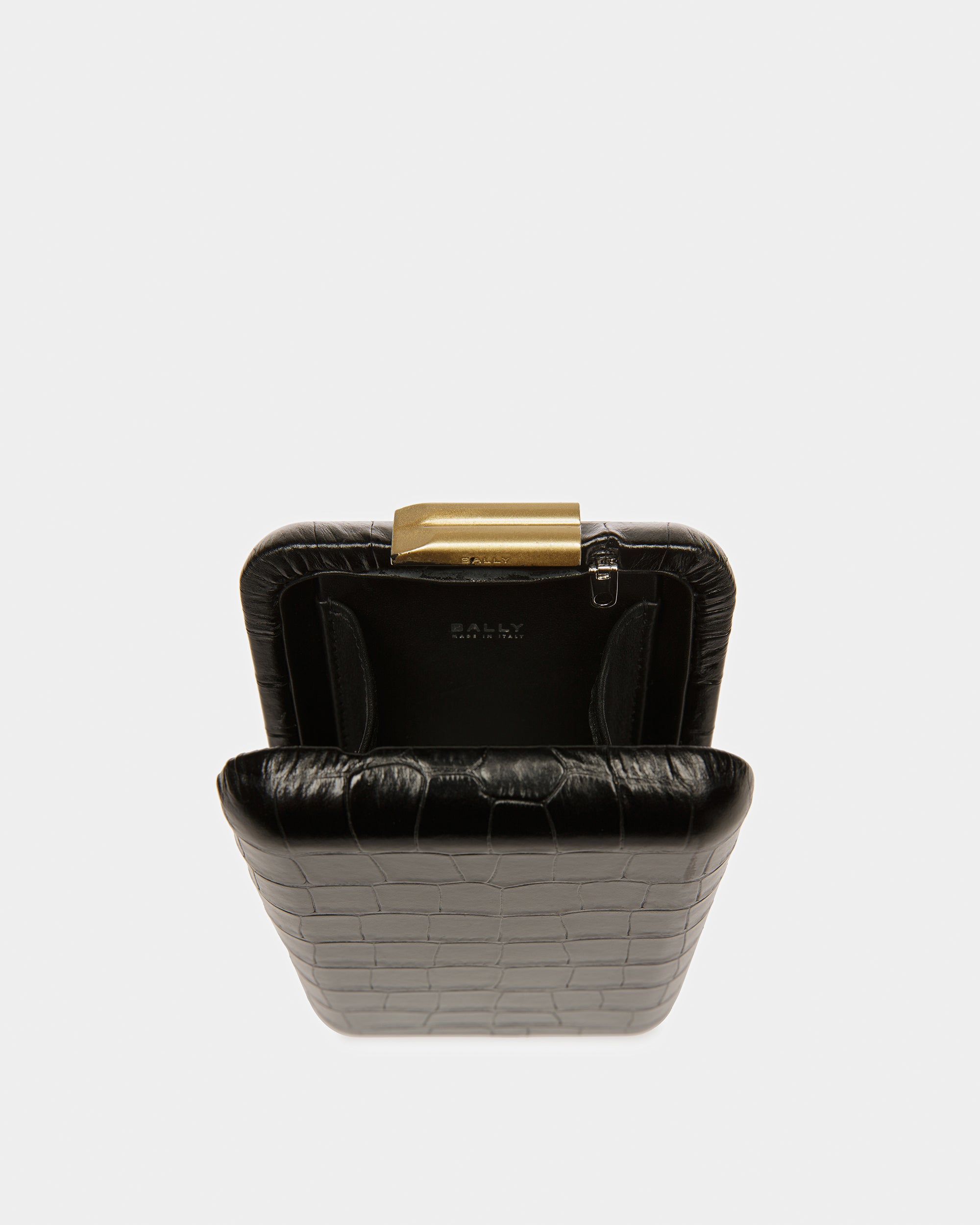 ストラクチャー マイクロバッグ クロコダイルエンボスレザー - 女性 - Bally - 05