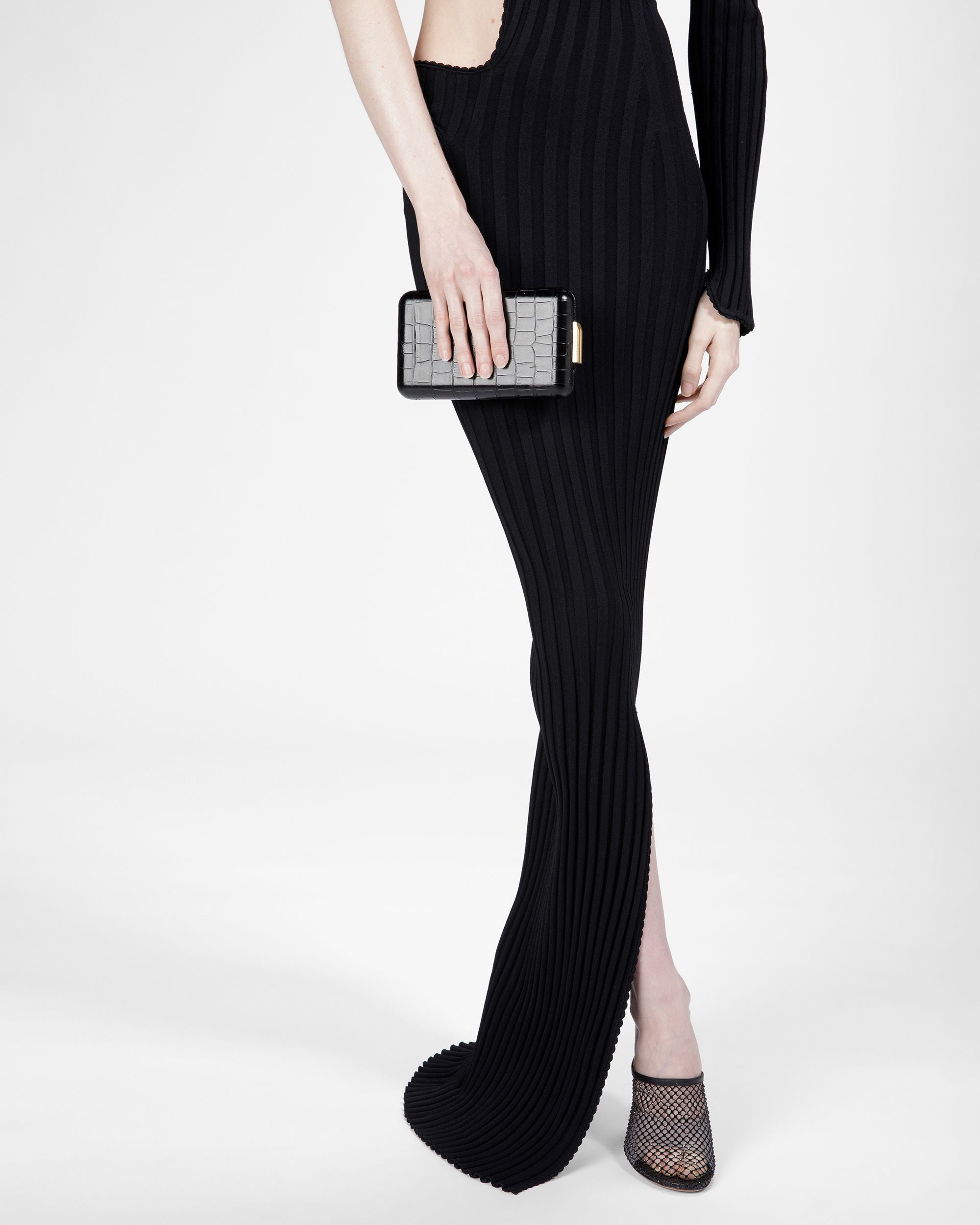 ストラクチャー マイクロバッグ クロコダイルエンボスレザー - 女性 - Bally - 08