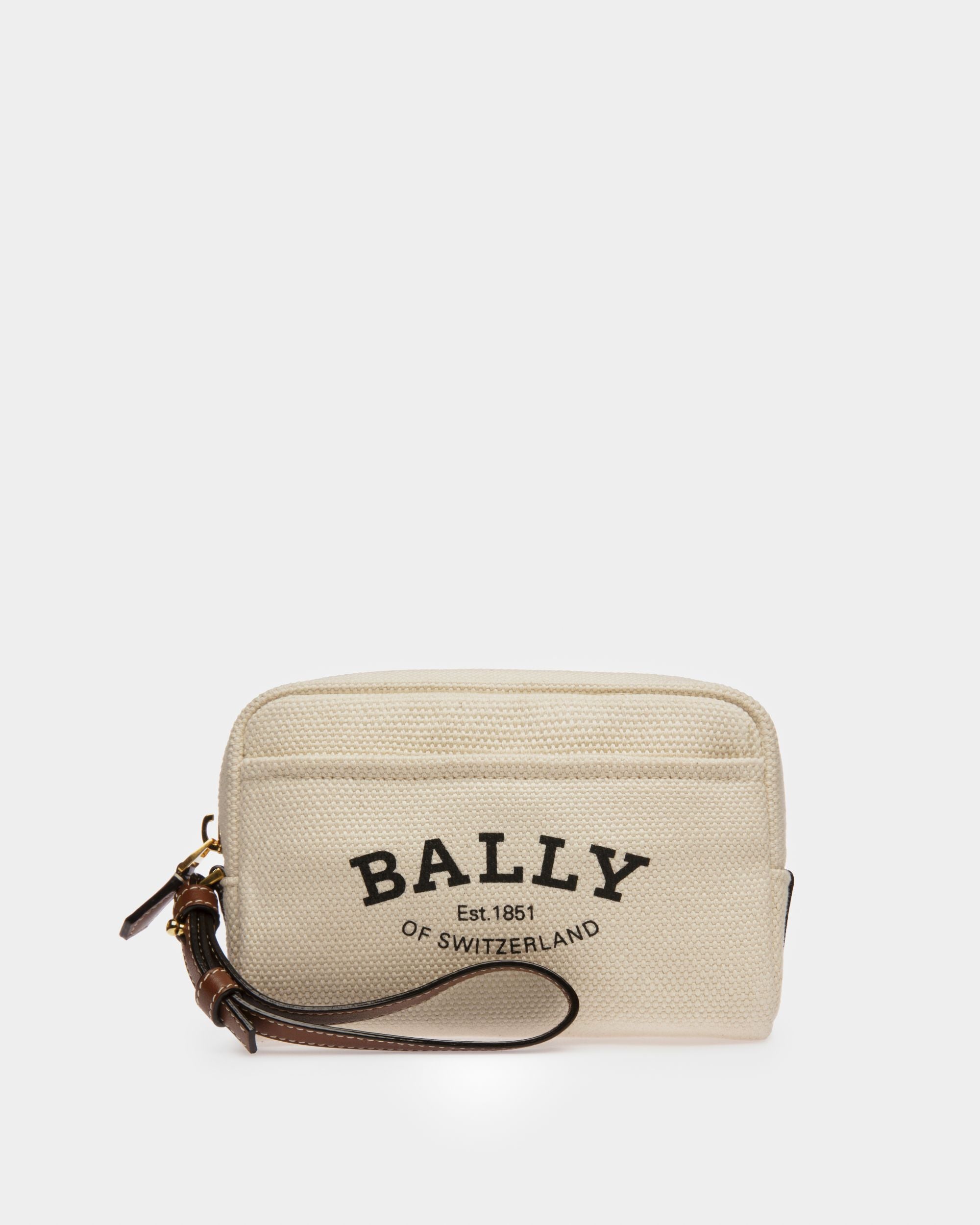 Cedy ナチュラル コットン ポーチ - 女性 - Bally - 01