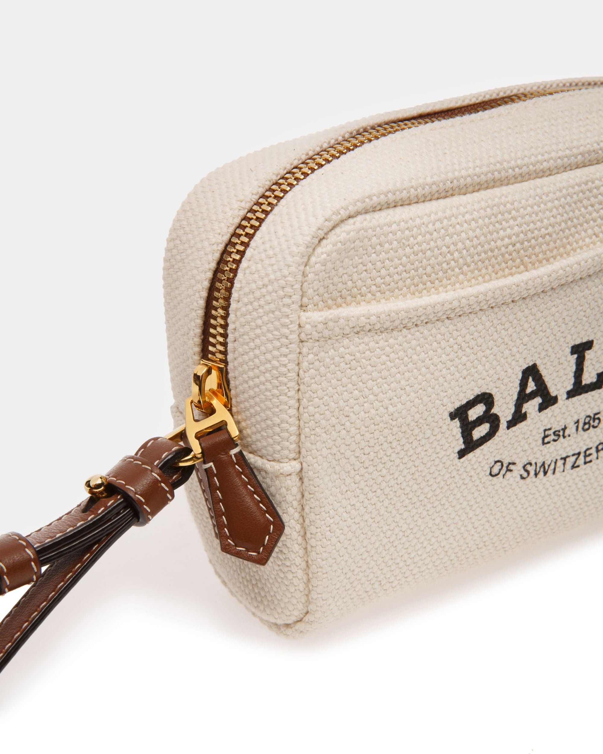 Cedy ナチュラル コットン ポーチ - 女性 - Bally - 04