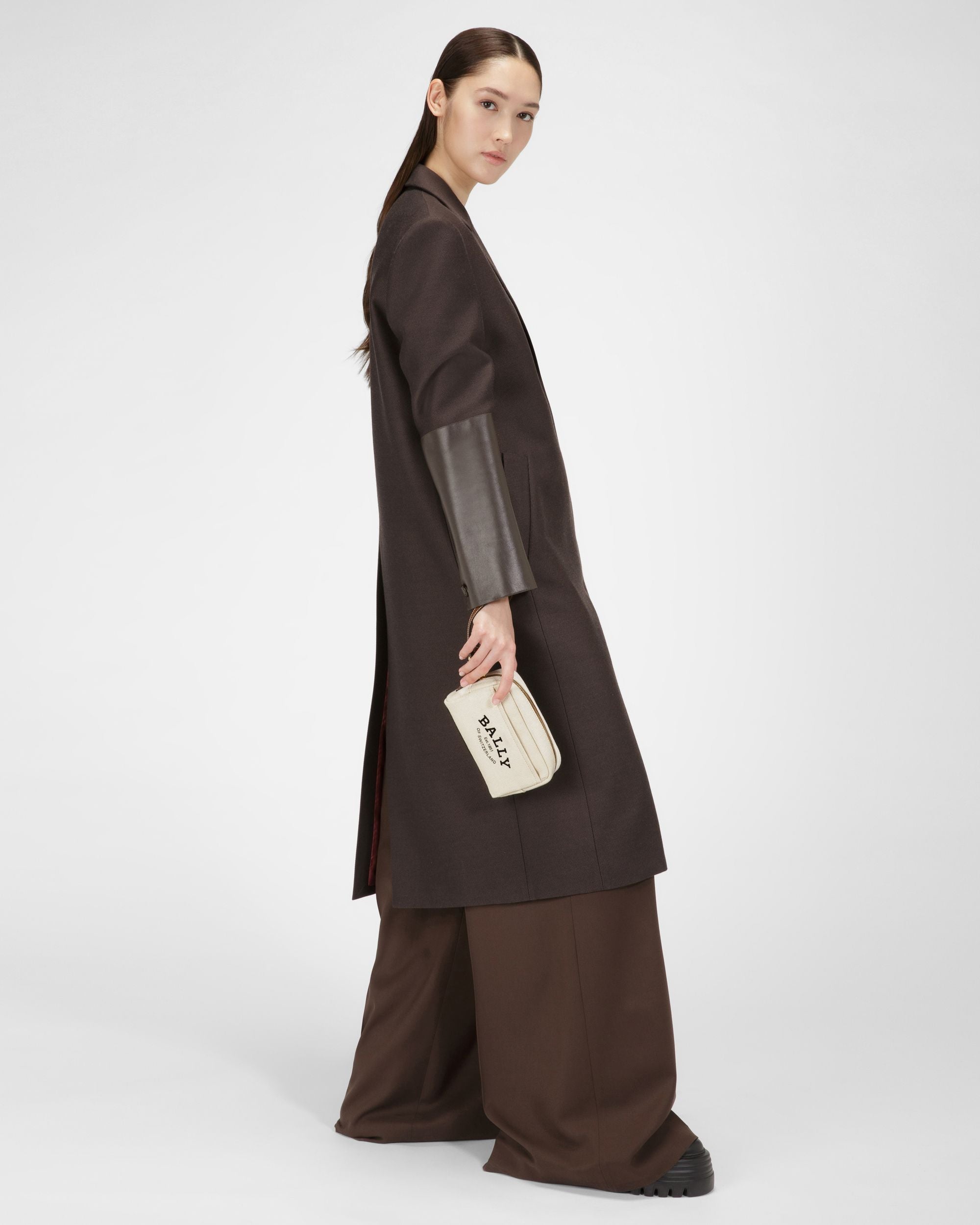 Cedy ナチュラル コットン ポーチ - 女性 - Bally - 05