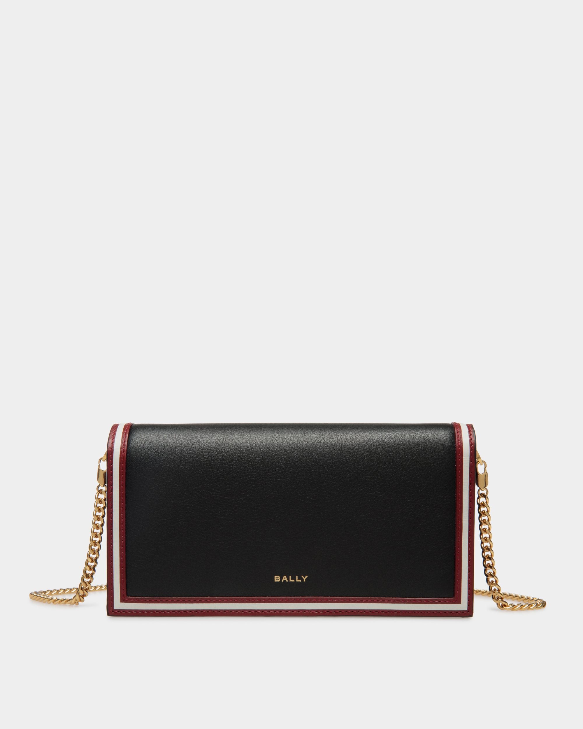 Code チェーンウォレット ブラック レザー - 女性 - Bally - 01