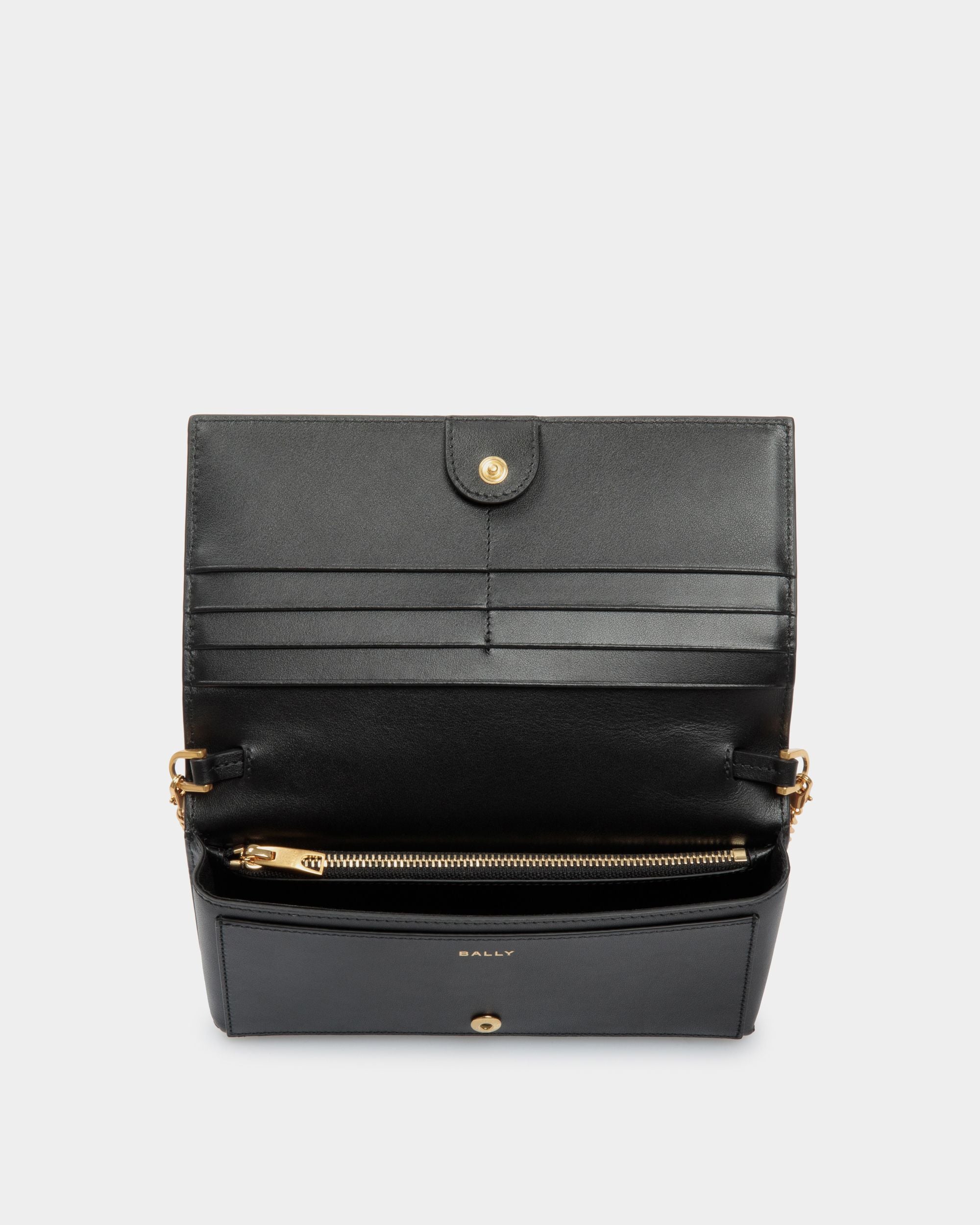 Code チェーンウォレット ブラック レザー - 女性 - Bally - 03