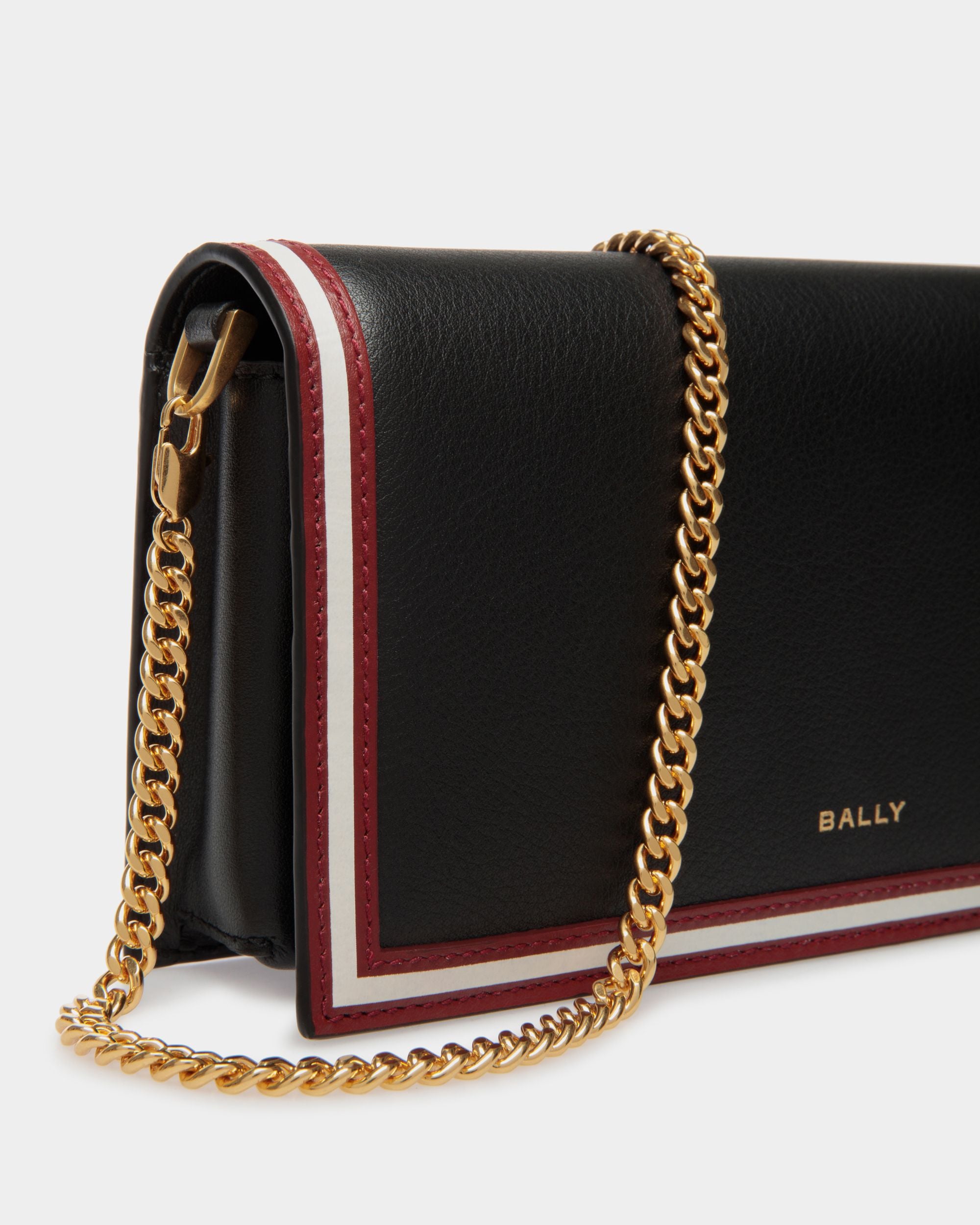 Code チェーンウォレット ブラック レザー - 女性 - Bally - 04