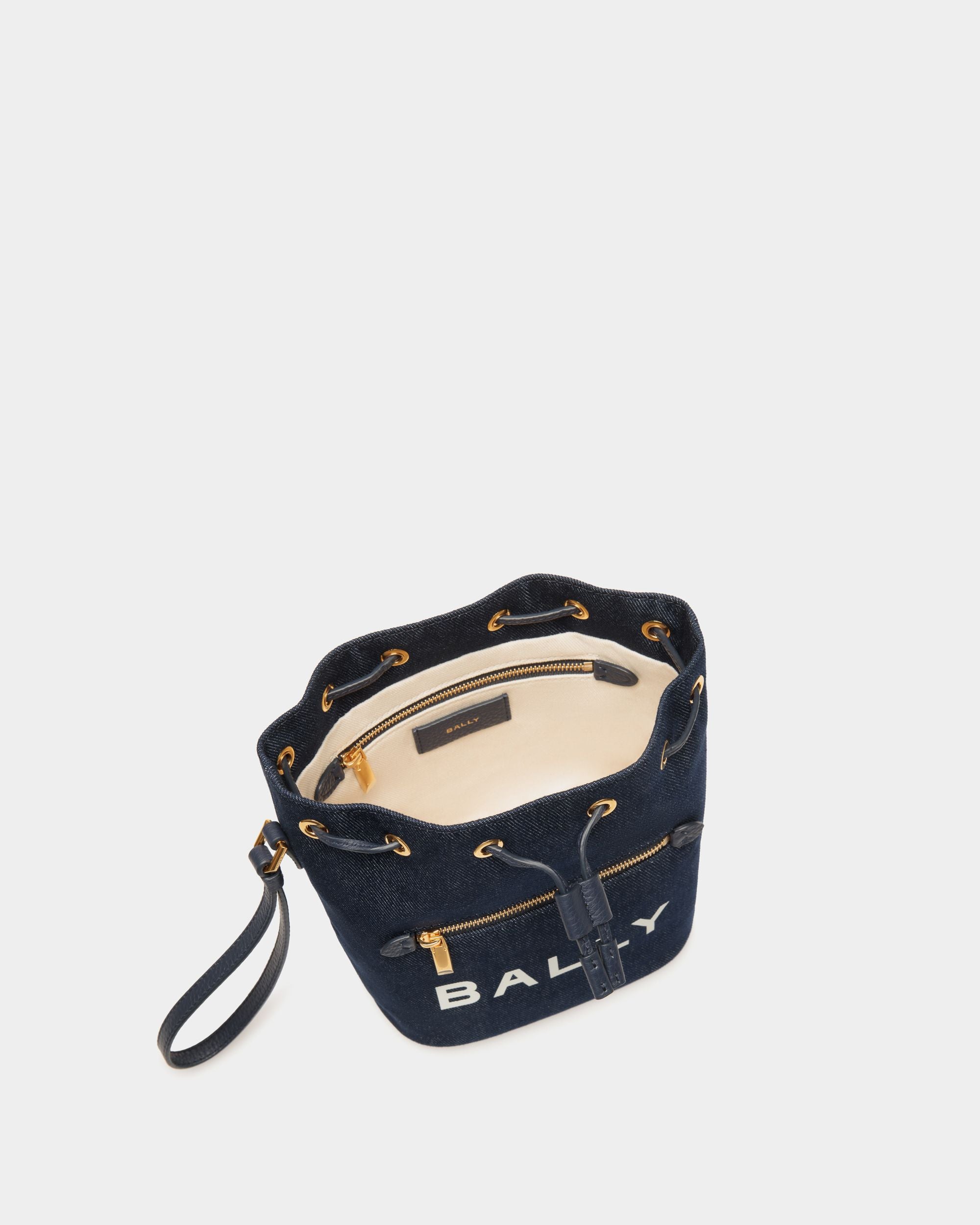 ミニ バケットバッグ ブルー デニム - 女性 - Bally - 03