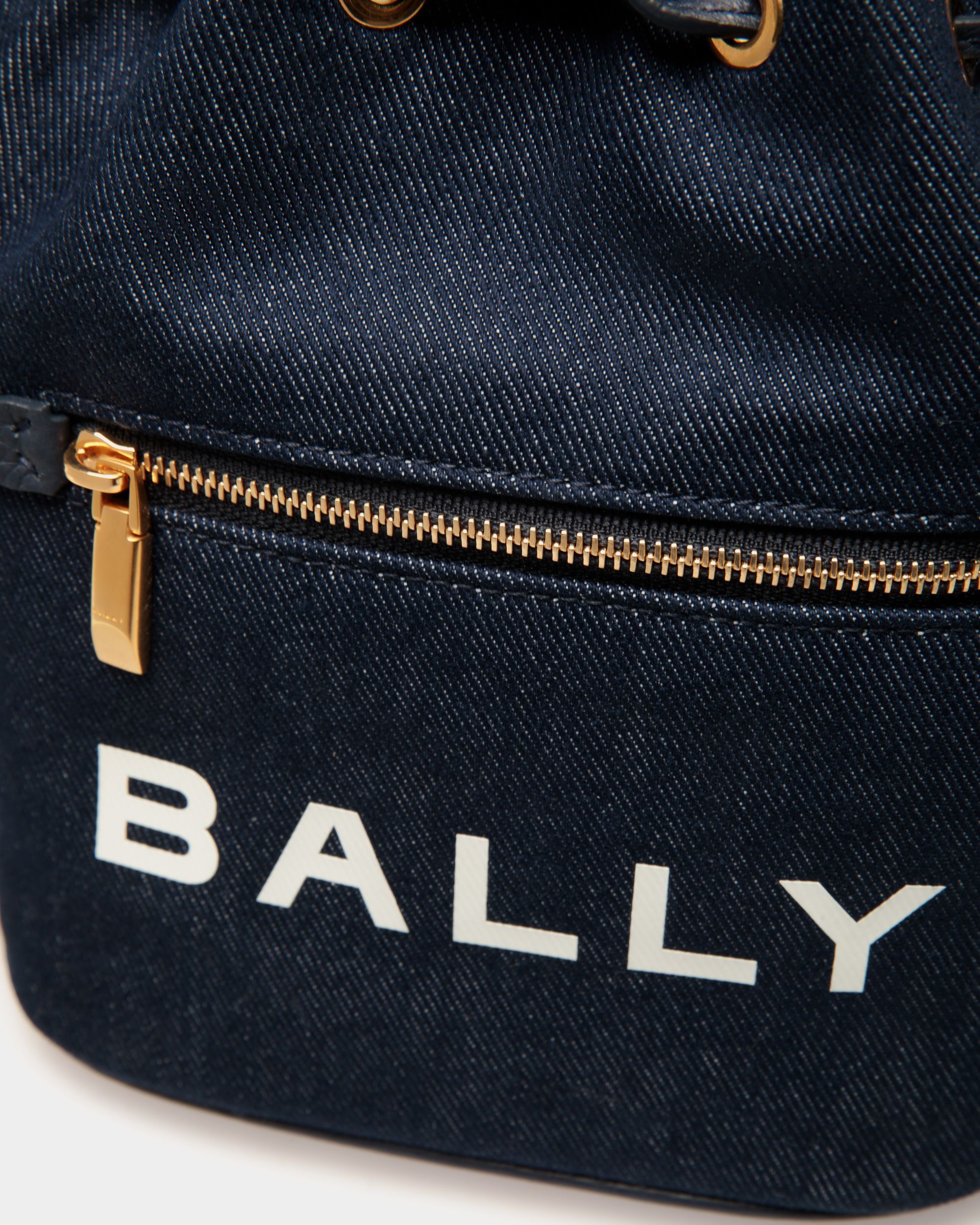 ミニ バケットバッグ ブルー デニム - 女性 - Bally - 04
