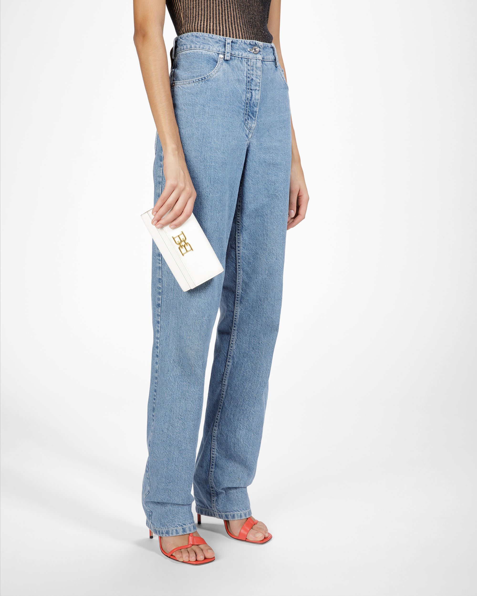 Byanca ボーンホワイト レザー トラベルウォレット - 女性 - Bally - 02