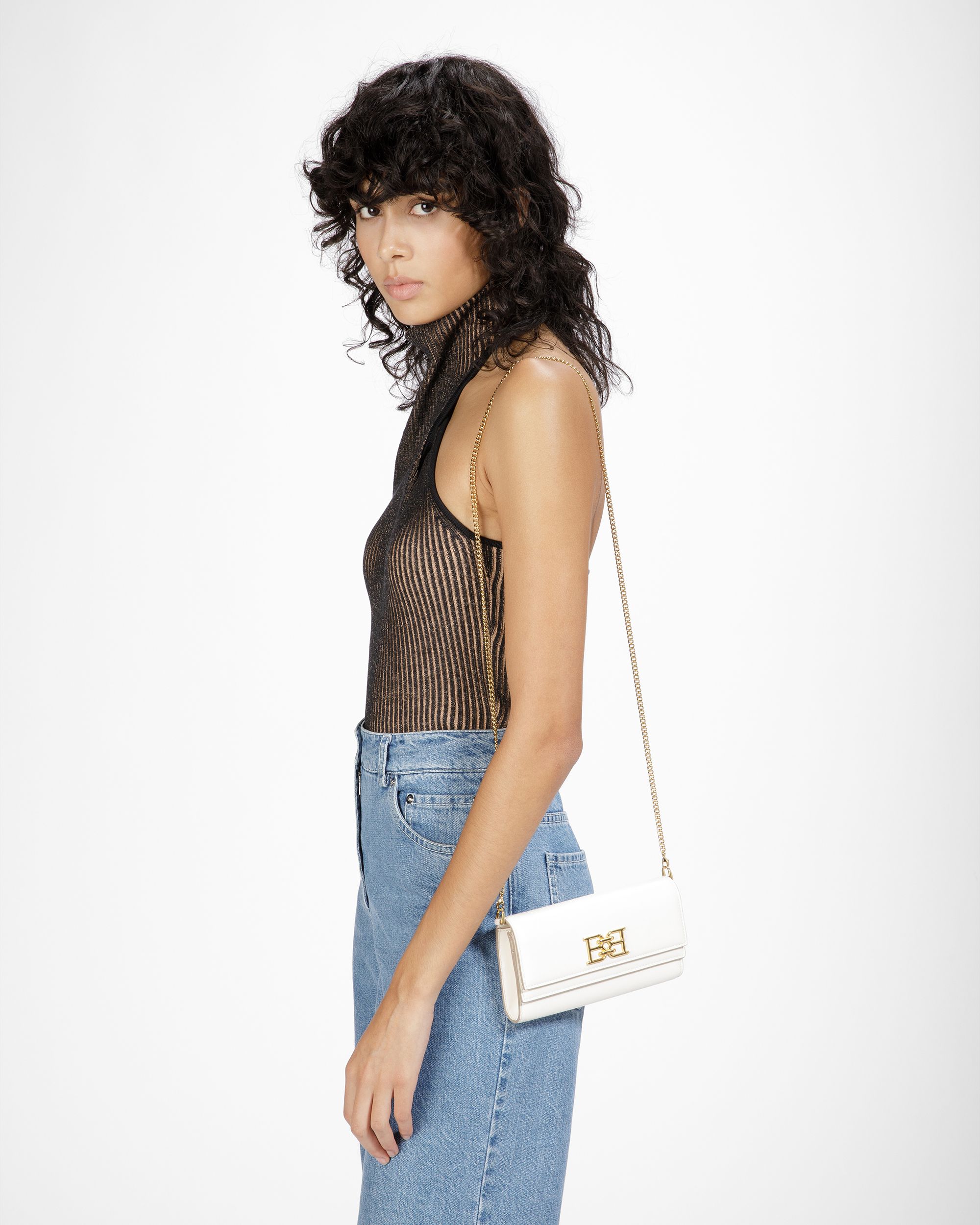 Byanca ボーンホワイト レザー トラベルウォレット - 女性 - Bally - 07