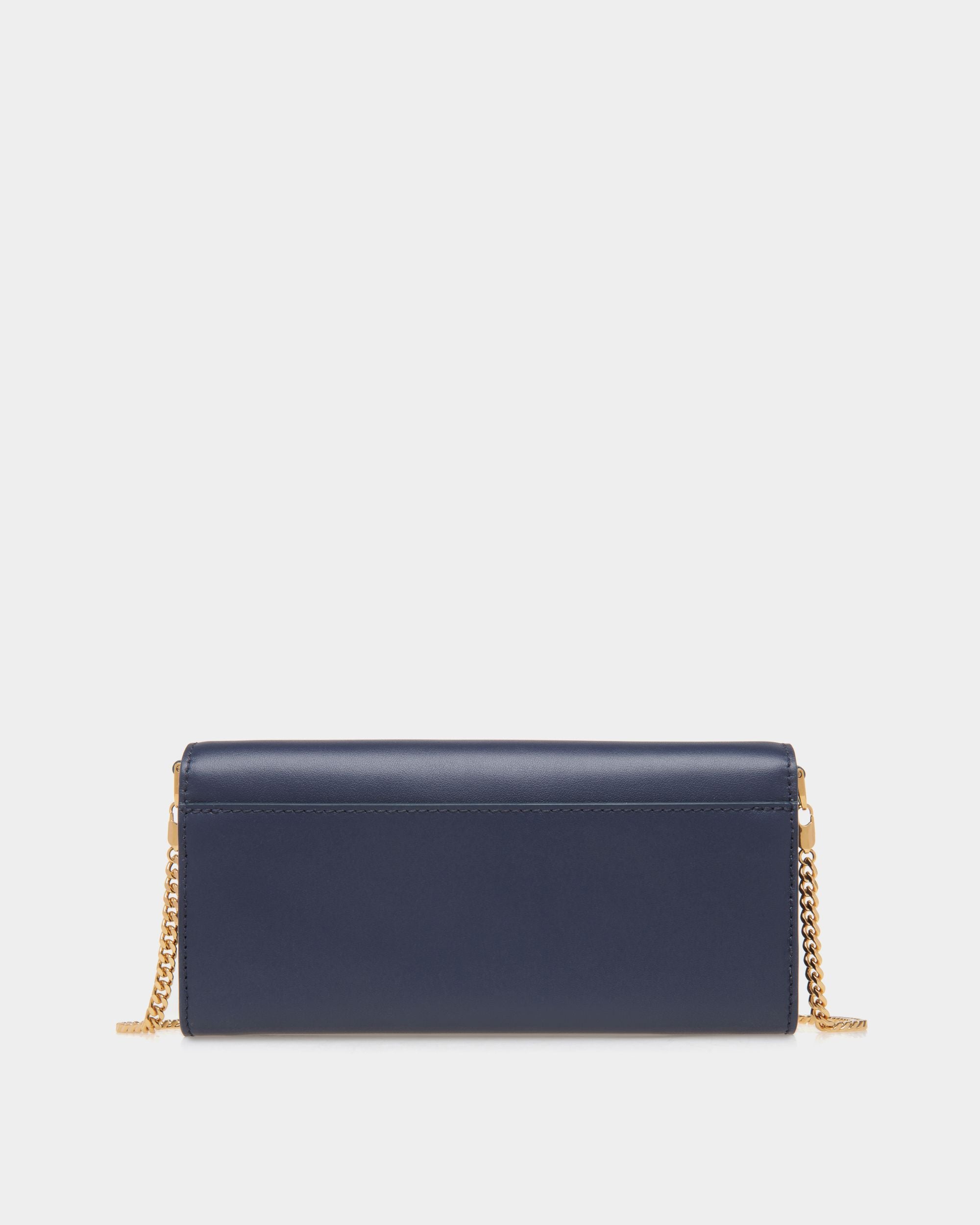 Emblem チェーン ウォレット ブルー レザー - 女性 - Bally - 02