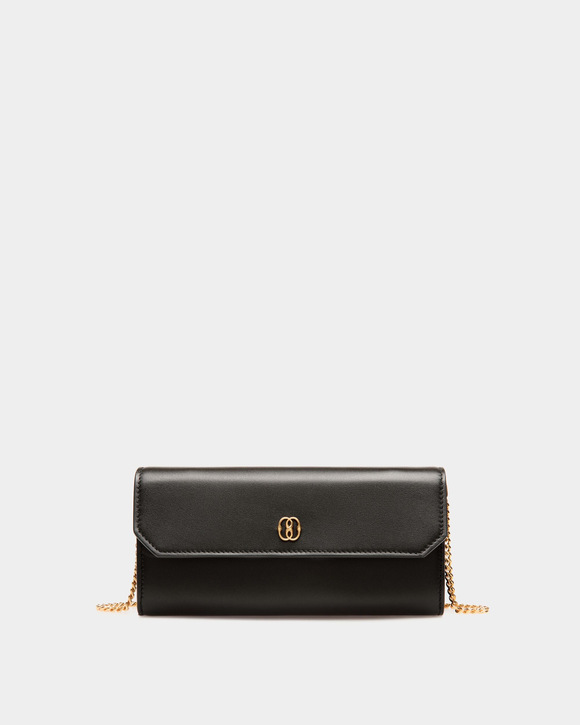 Emblem トラベルウォレット ブラック レザー - 女性 - Bally - 01