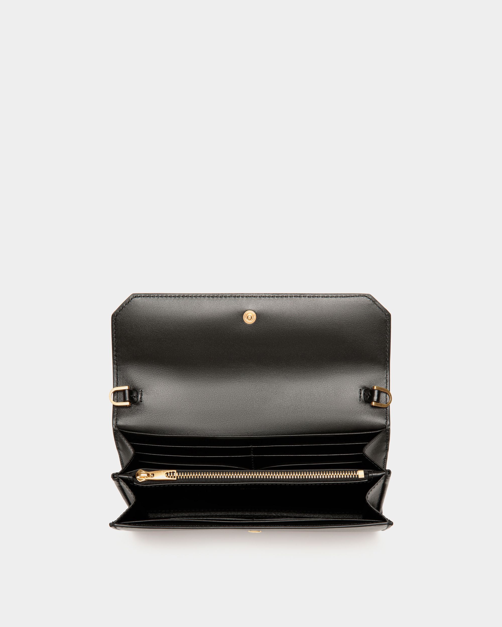 Emblem トラベルウォレット ブラック レザー - 女性 - Bally - 03