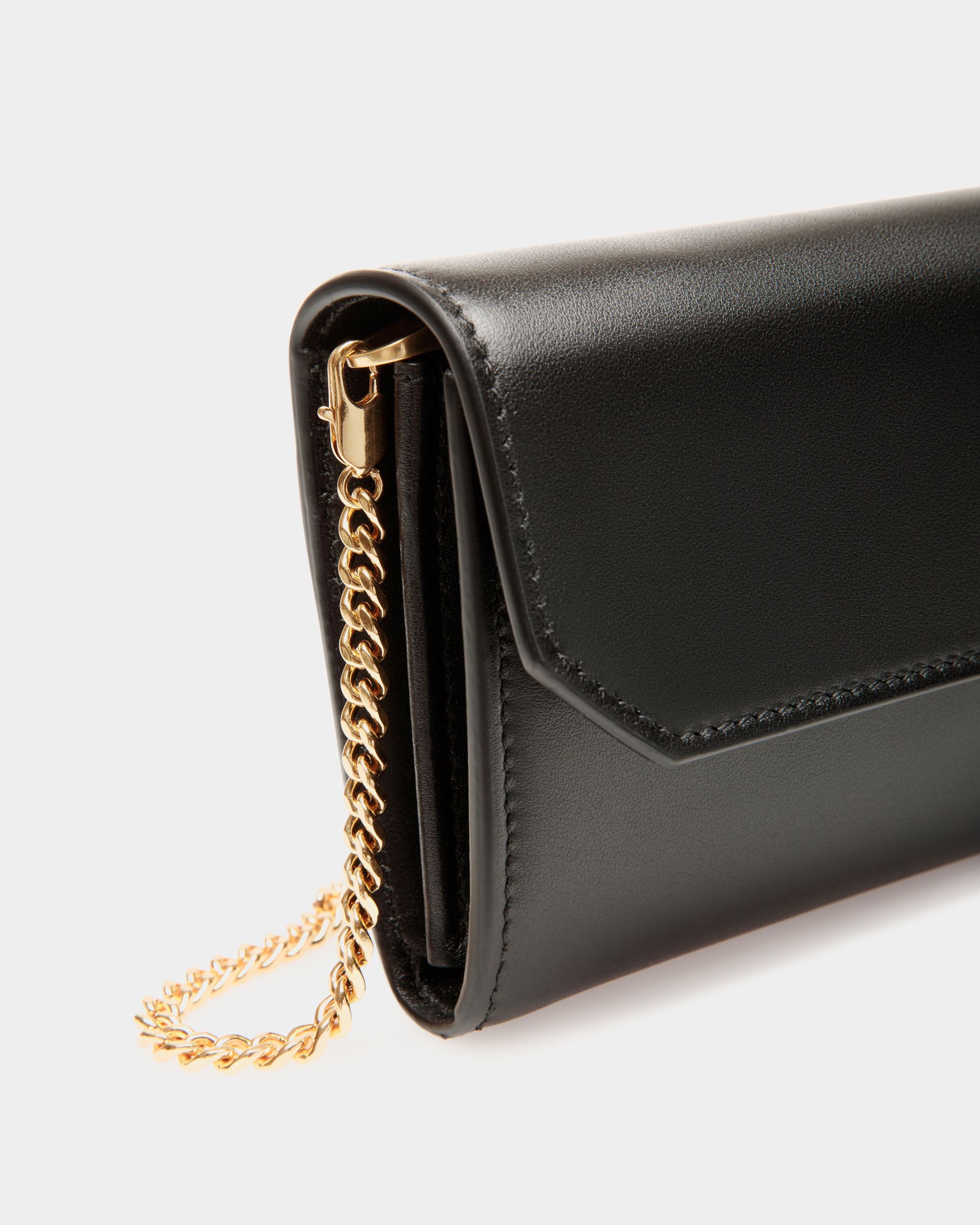 Emblem トラベルウォレット ブラック レザー - 女性 - Bally - 04