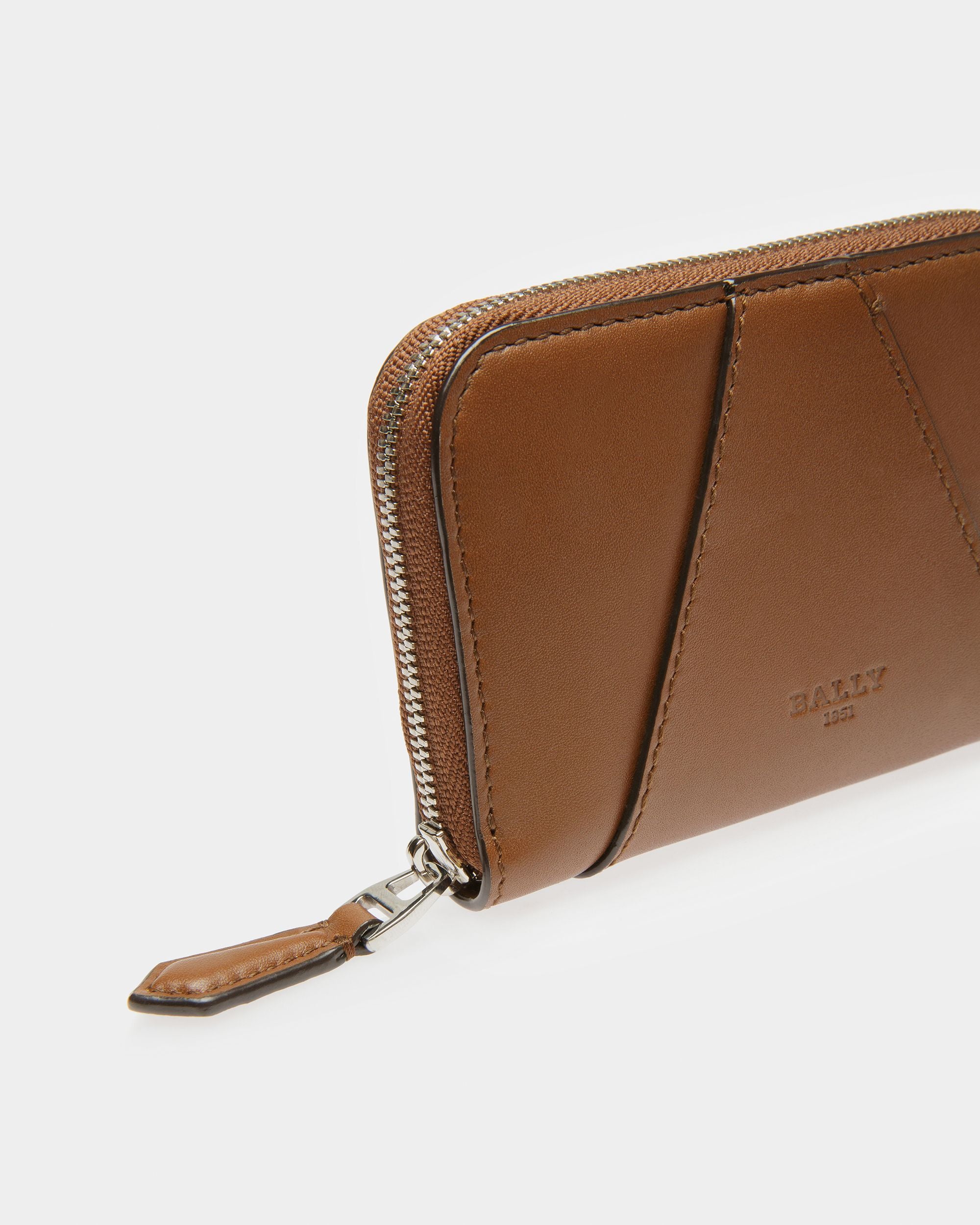 Angye ブラウン レザー ウォレット - 女性 - Bally - 04