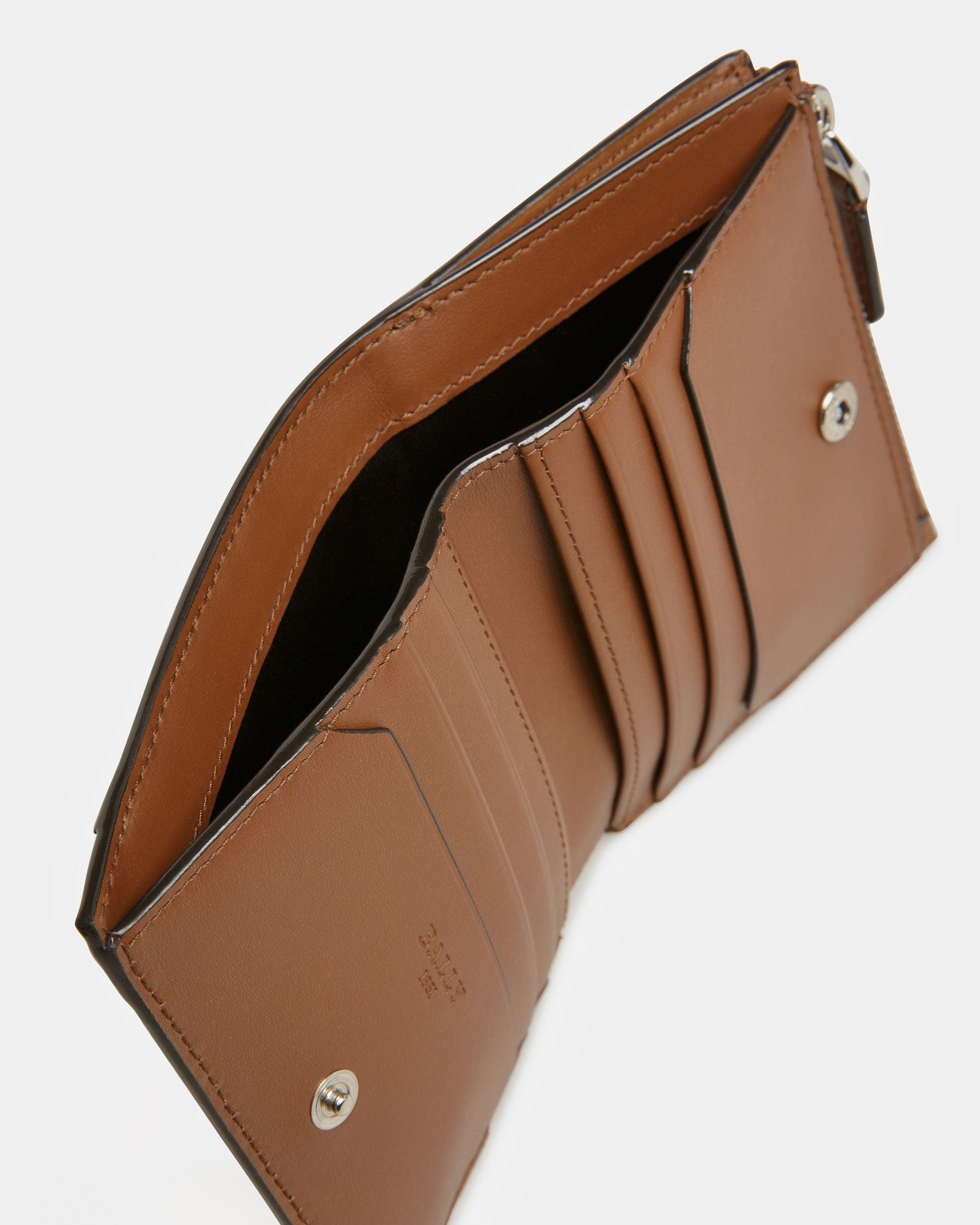 Axeel ブラウン レザー ウォレット - 女性 - Bally - 04