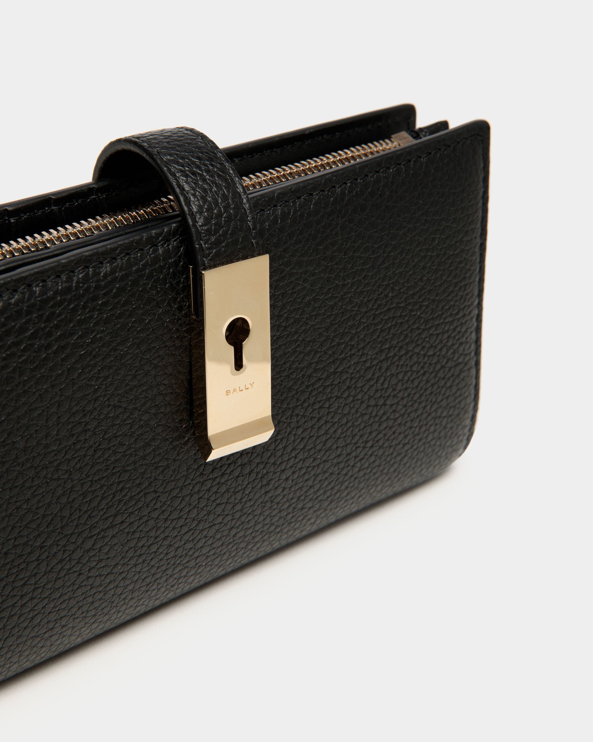 Lock Me ロングウォレット ブラック グレインレザー - 女性 - Bally - 04