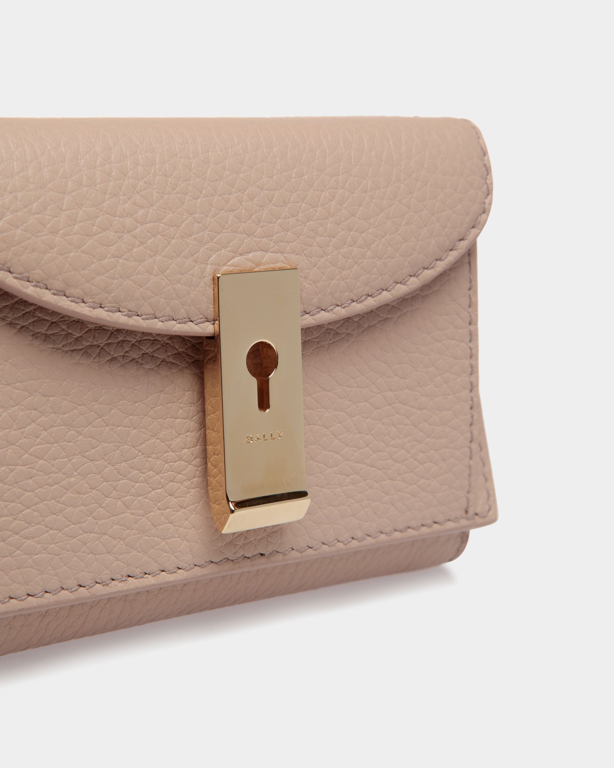 Lock Me ウォレット Light Beige グレインレザー - 女性 - Bally - 04