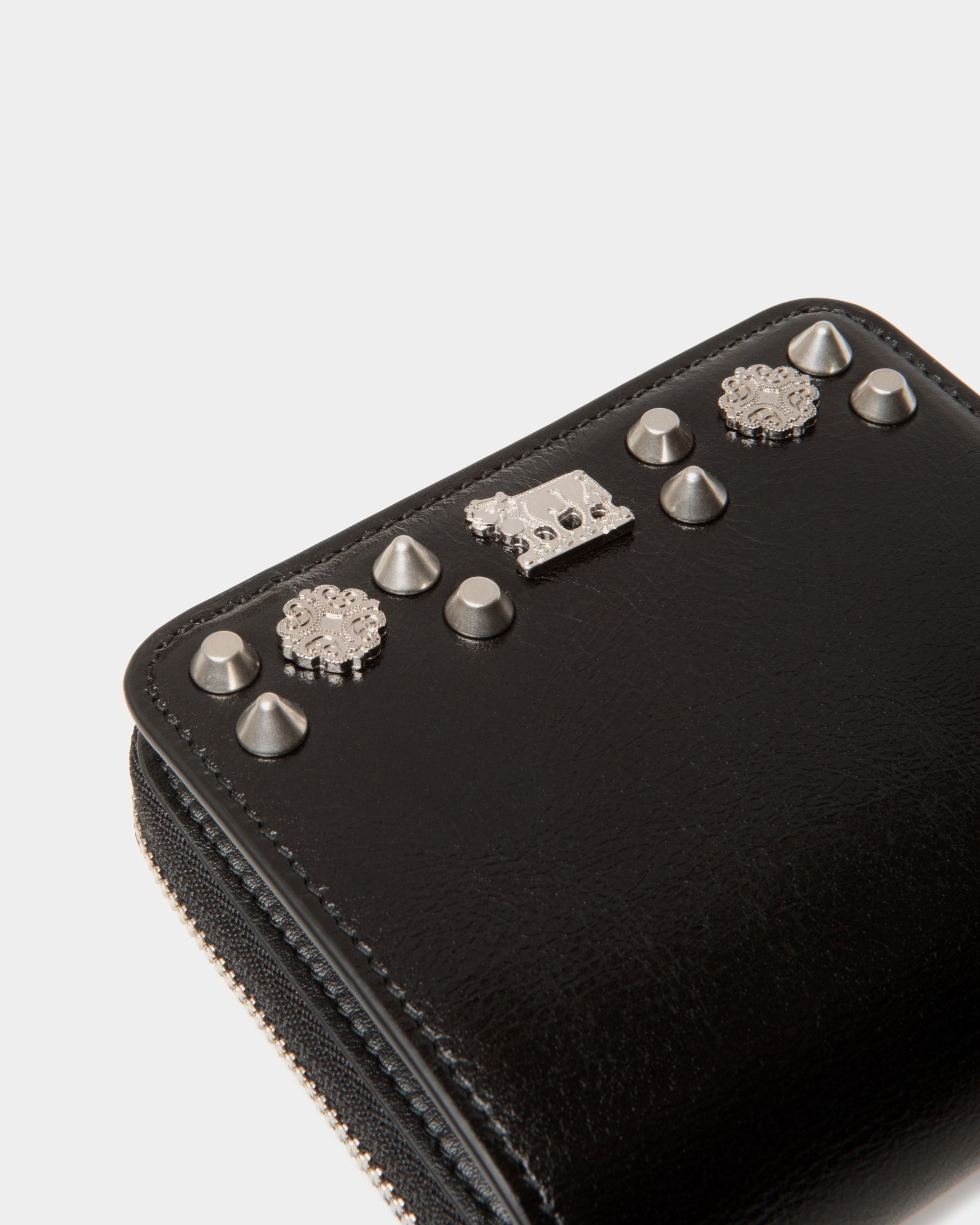 Swissness ウォレット ブラック レザー スタッズ - 女性 - Bally - 04