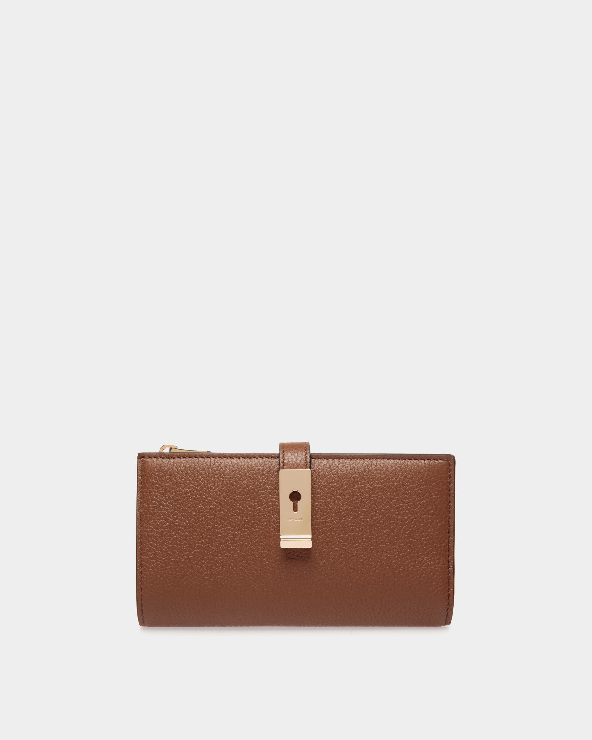 Lock Me ロングウォレット ブラウン グレインレザー - 女性 - Bally - 01