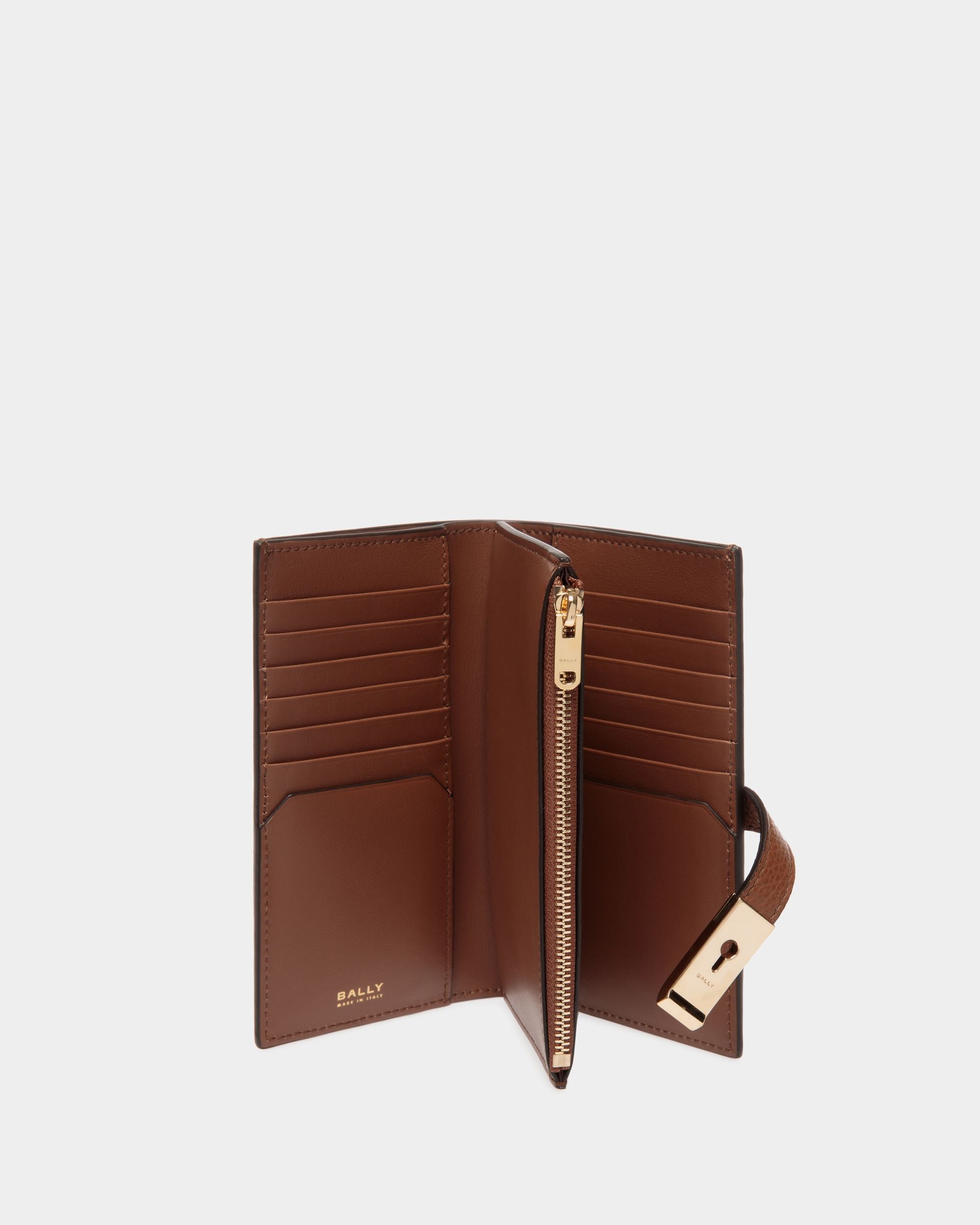 Lock Me ロングウォレット ブラウン グレインレザー - 女性 - Bally - 03