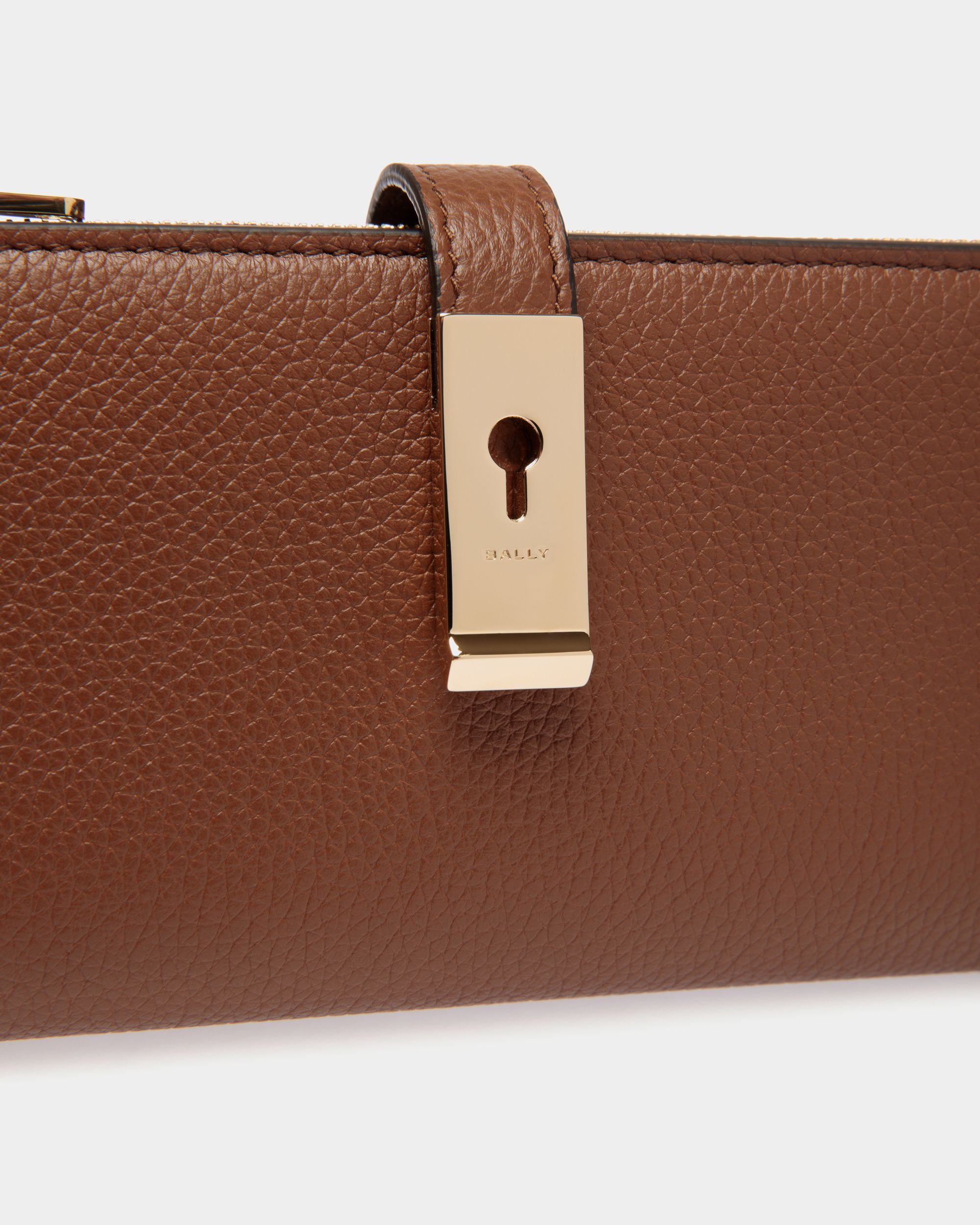 Lock Me ロングウォレット ブラウン グレインレザー - 女性 - Bally - 04